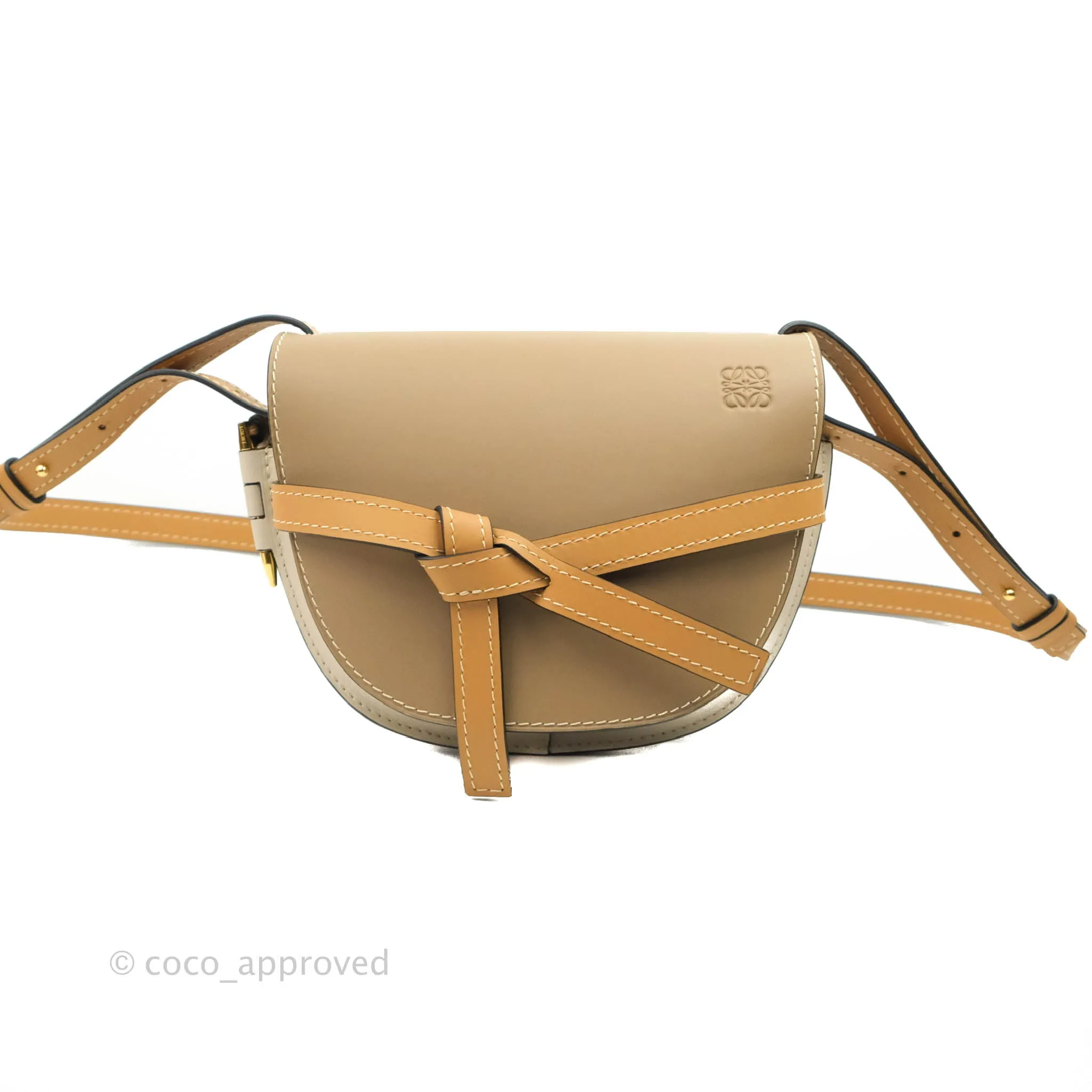 Loewe Small Gate Bag Smooth Calfskin in Rust