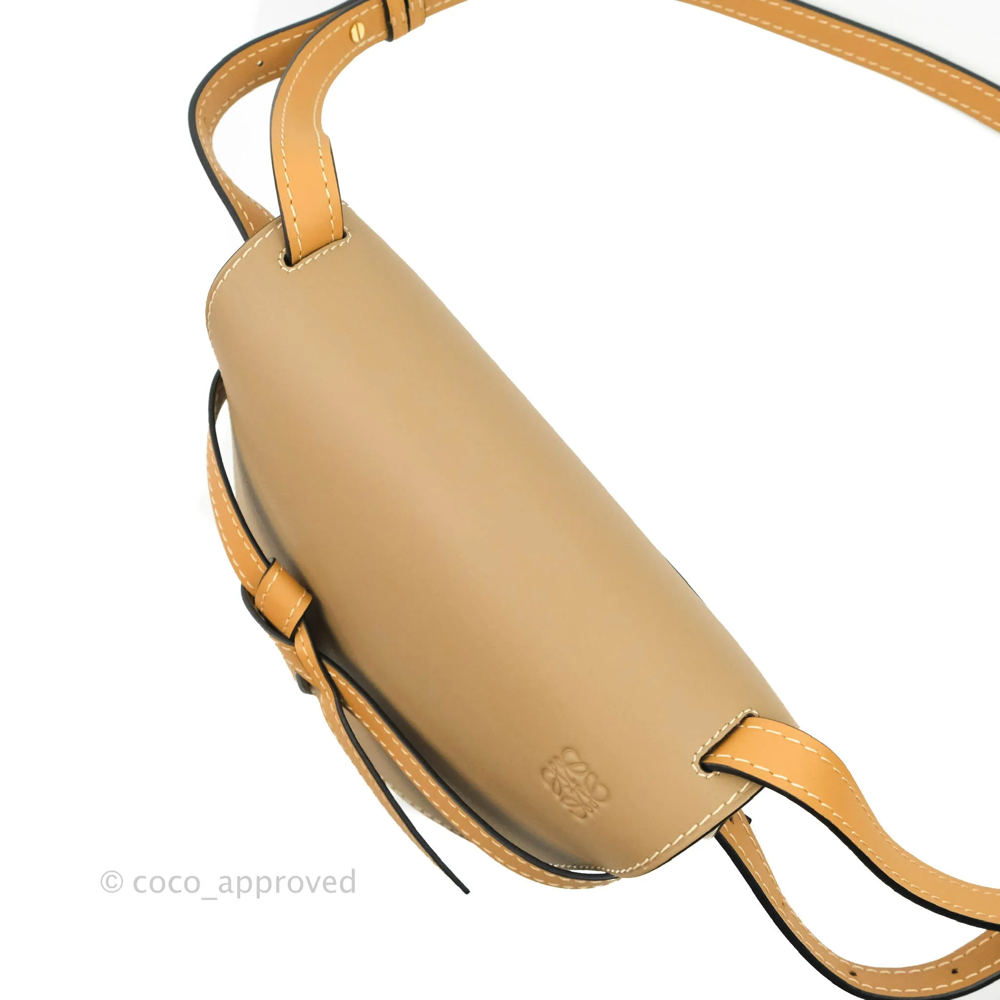 Loewe Small Gate Bag Smooth Calfskin in Rust
