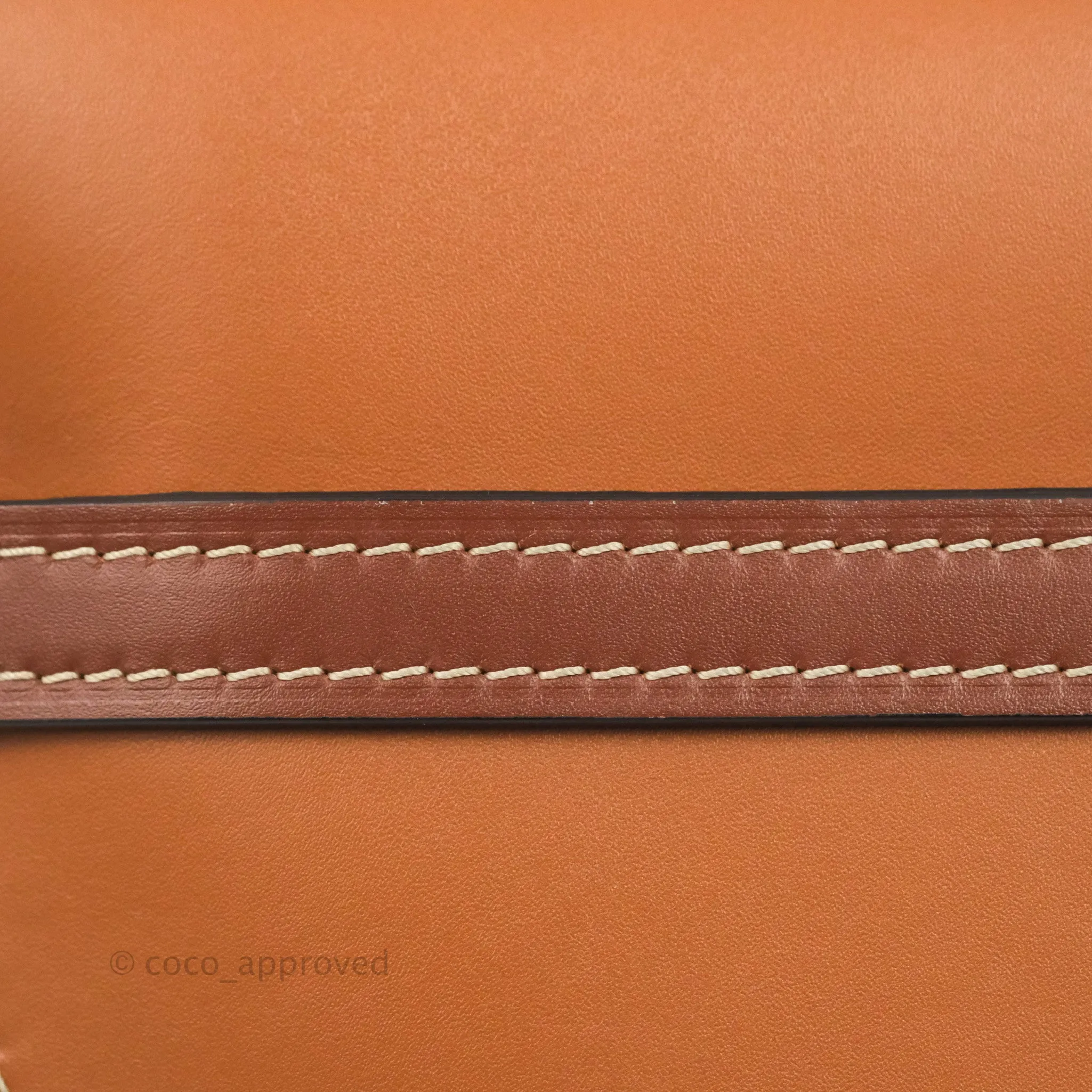 Loewe Small Gate Bag Smooth Calfskin in Tan/Pink