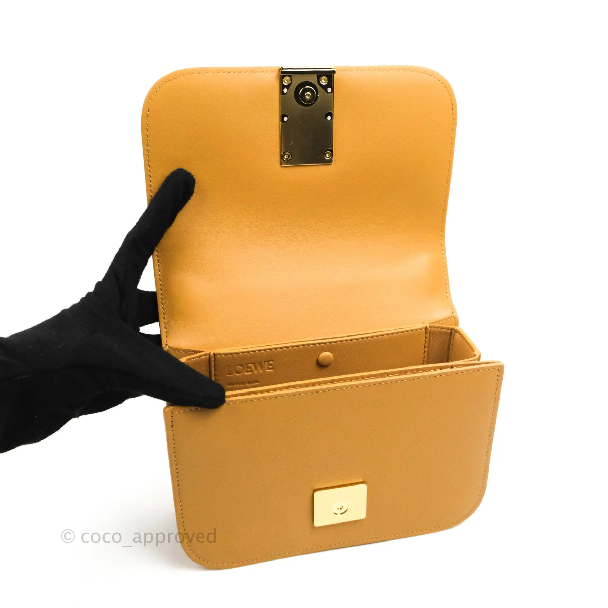 Loewe Small Goya Bag Warm Desert Silk Calfskin
