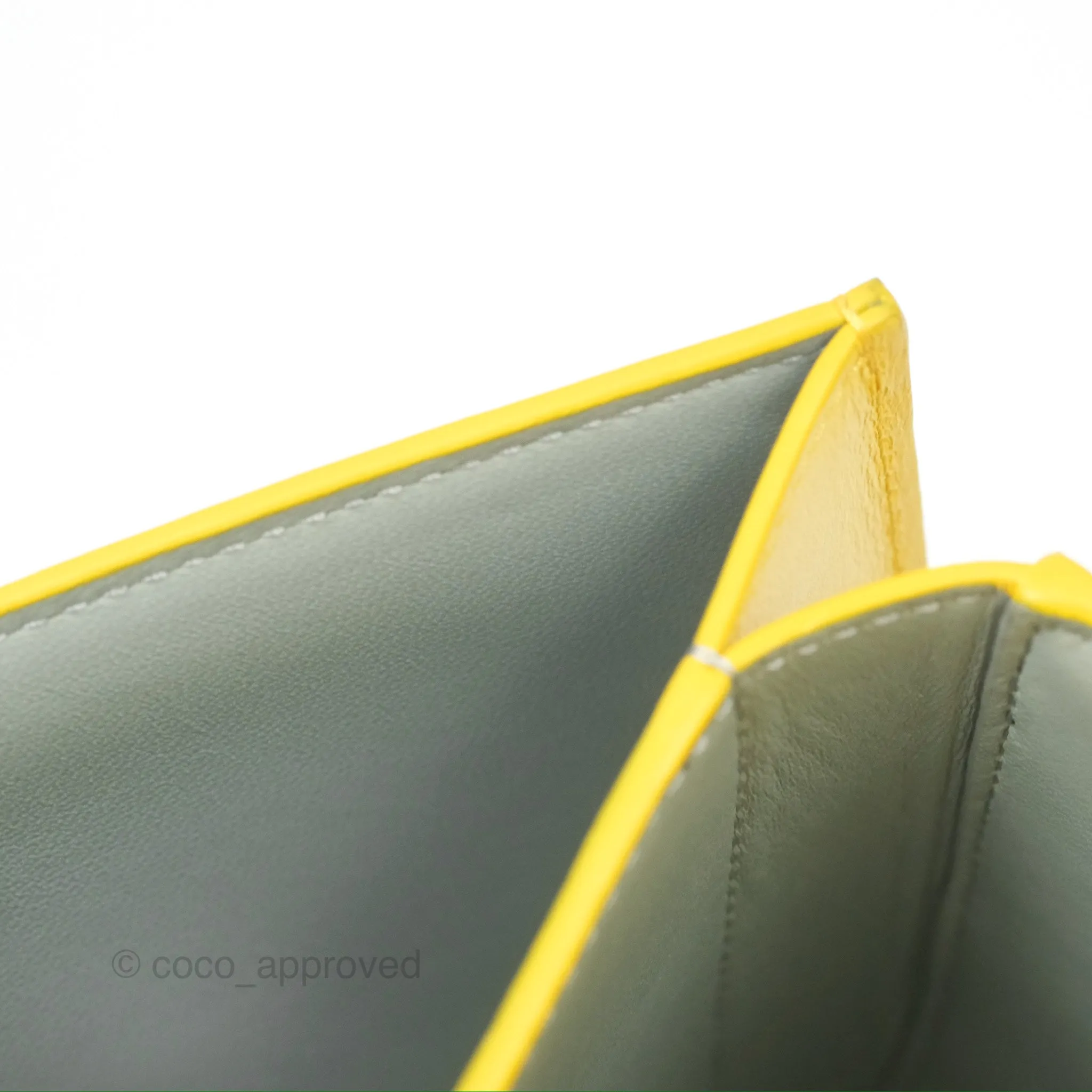 Loewe Small Goya Bag Yellow Silk Calfskin