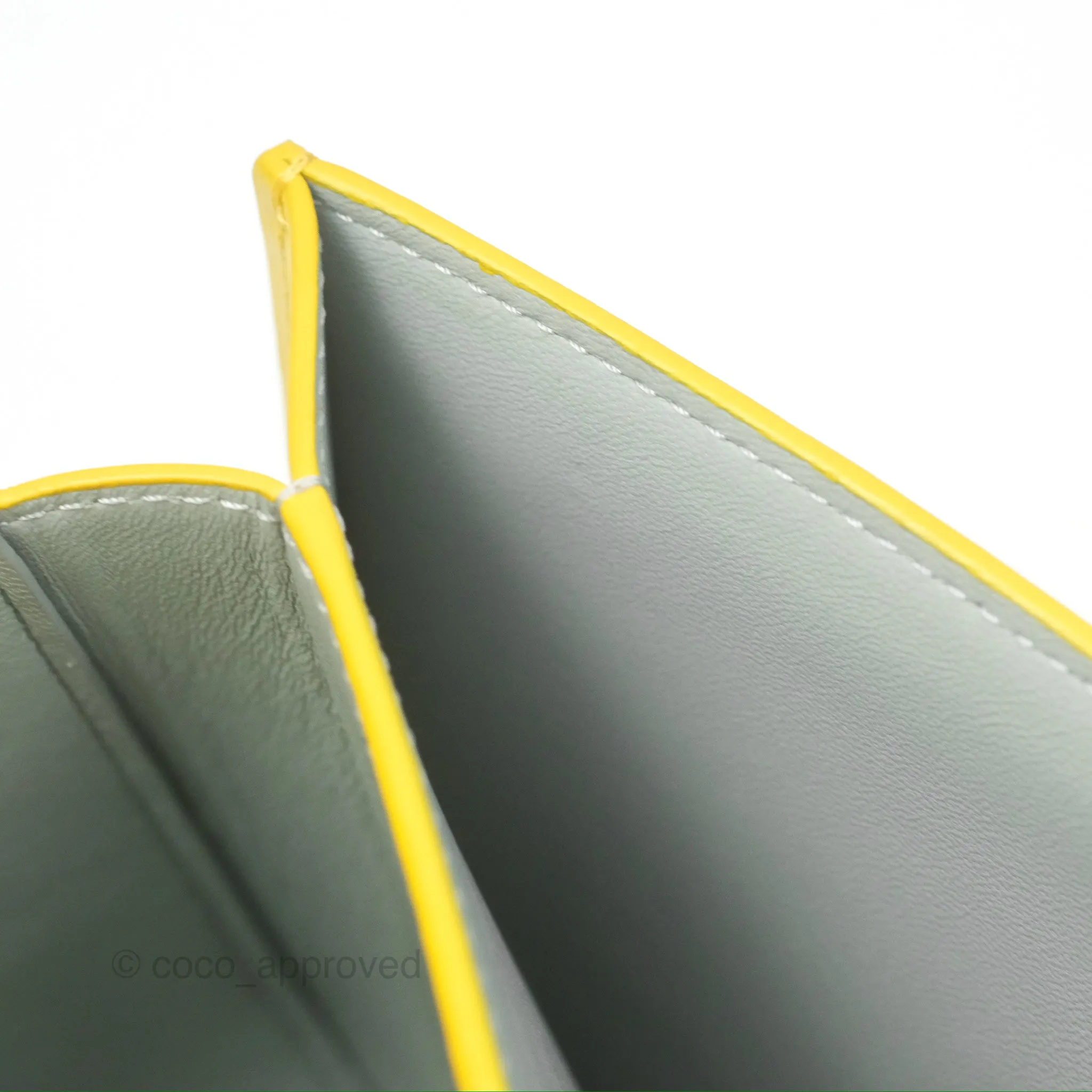 Loewe Small Goya Bag Yellow Silk Calfskin