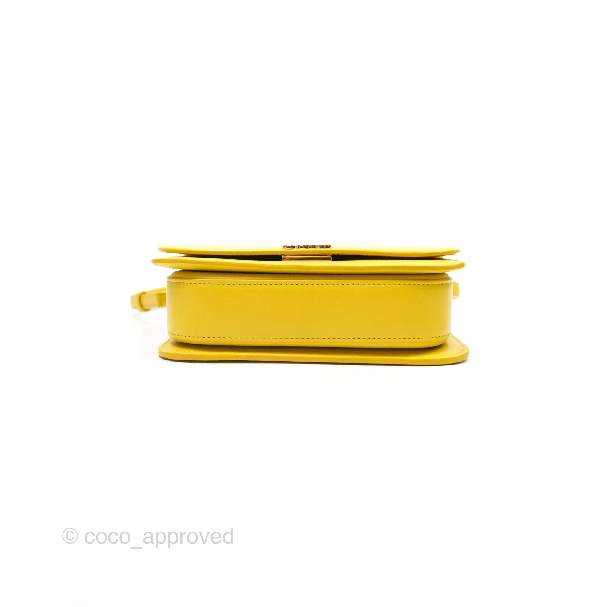 Loewe Small Goya Bag Yellow Silk Calfskin