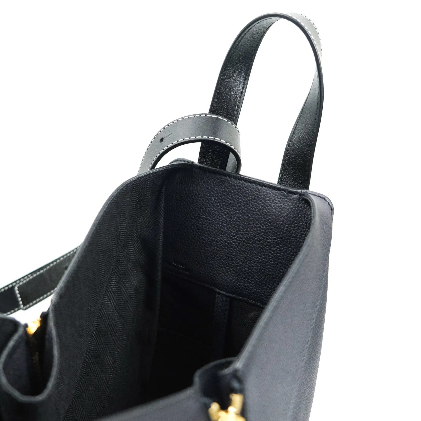 Loewe Small Hammock Navy Classic Calfskin Navy Gold Hardware