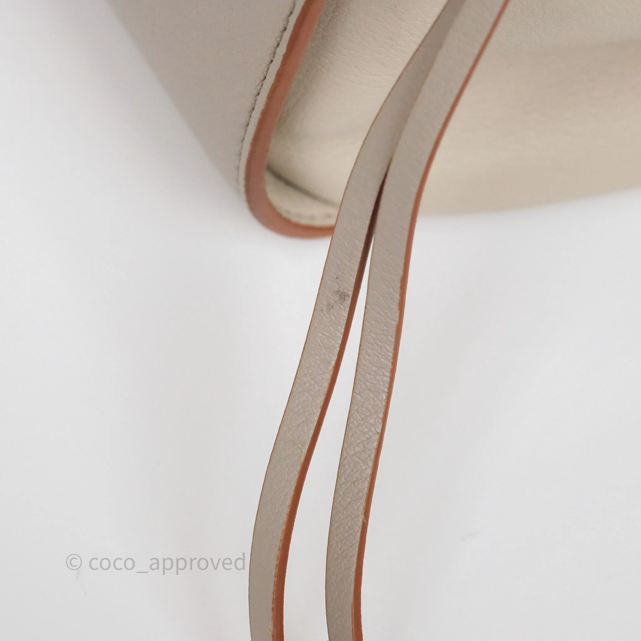 Loewe Small Hammock Shoulder Bag Calfskin Light Grey/Beige