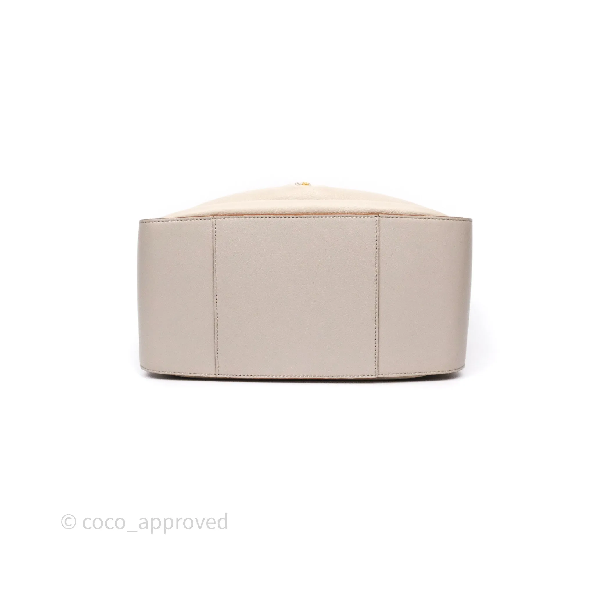 Loewe Small Hammock Shoulder Bag Calfskin Light Grey/Beige