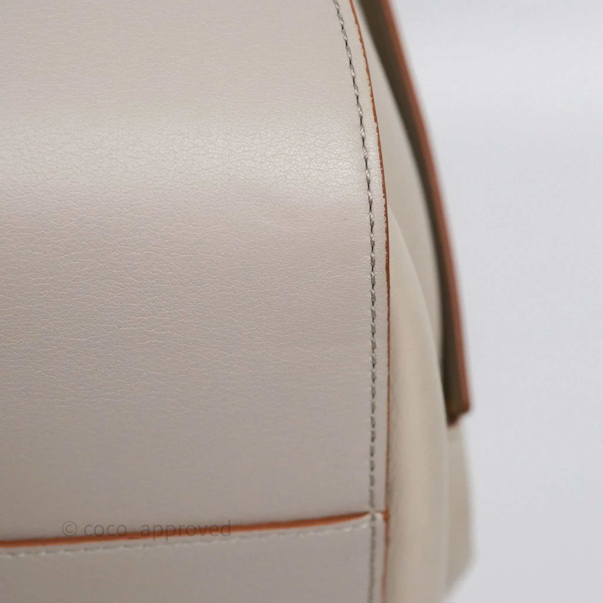 Loewe Small Hammock Shoulder Bag Calfskin Light Grey/Beige