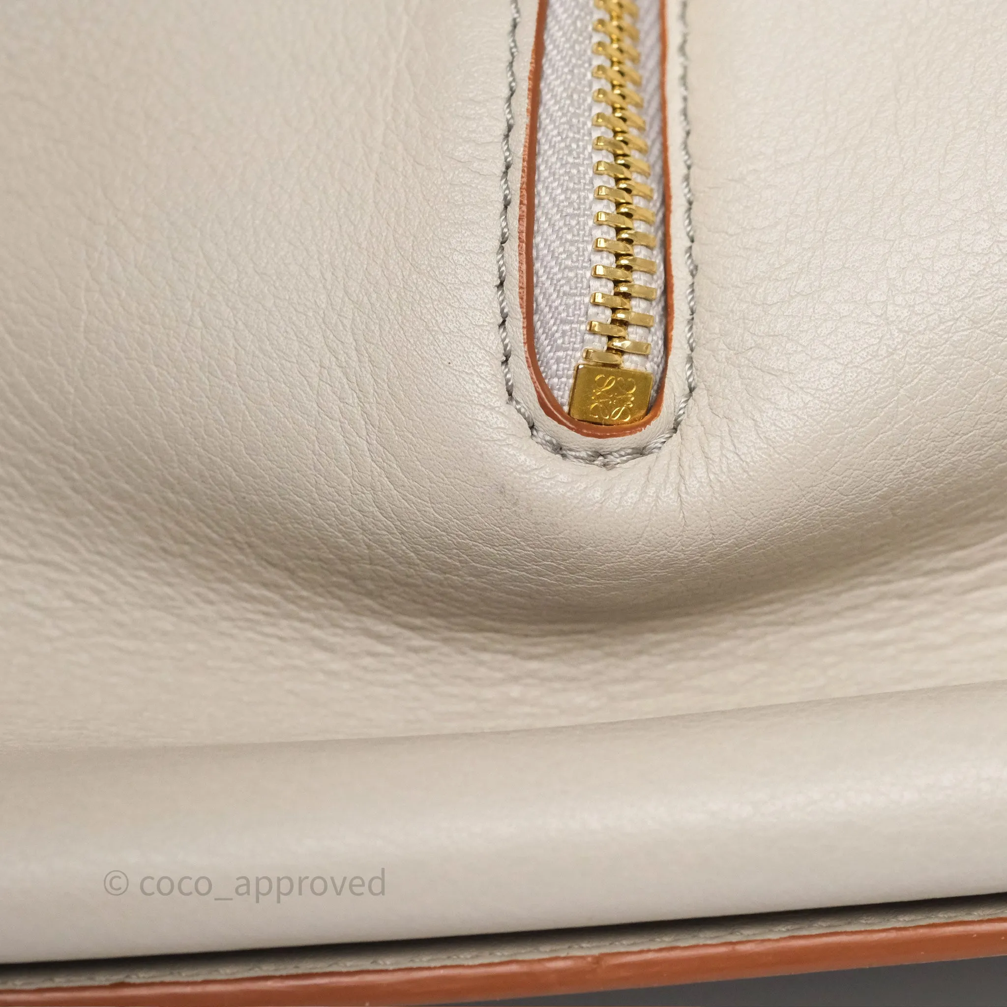 Loewe Small Hammock Shoulder Bag Calfskin Light Grey/Beige
