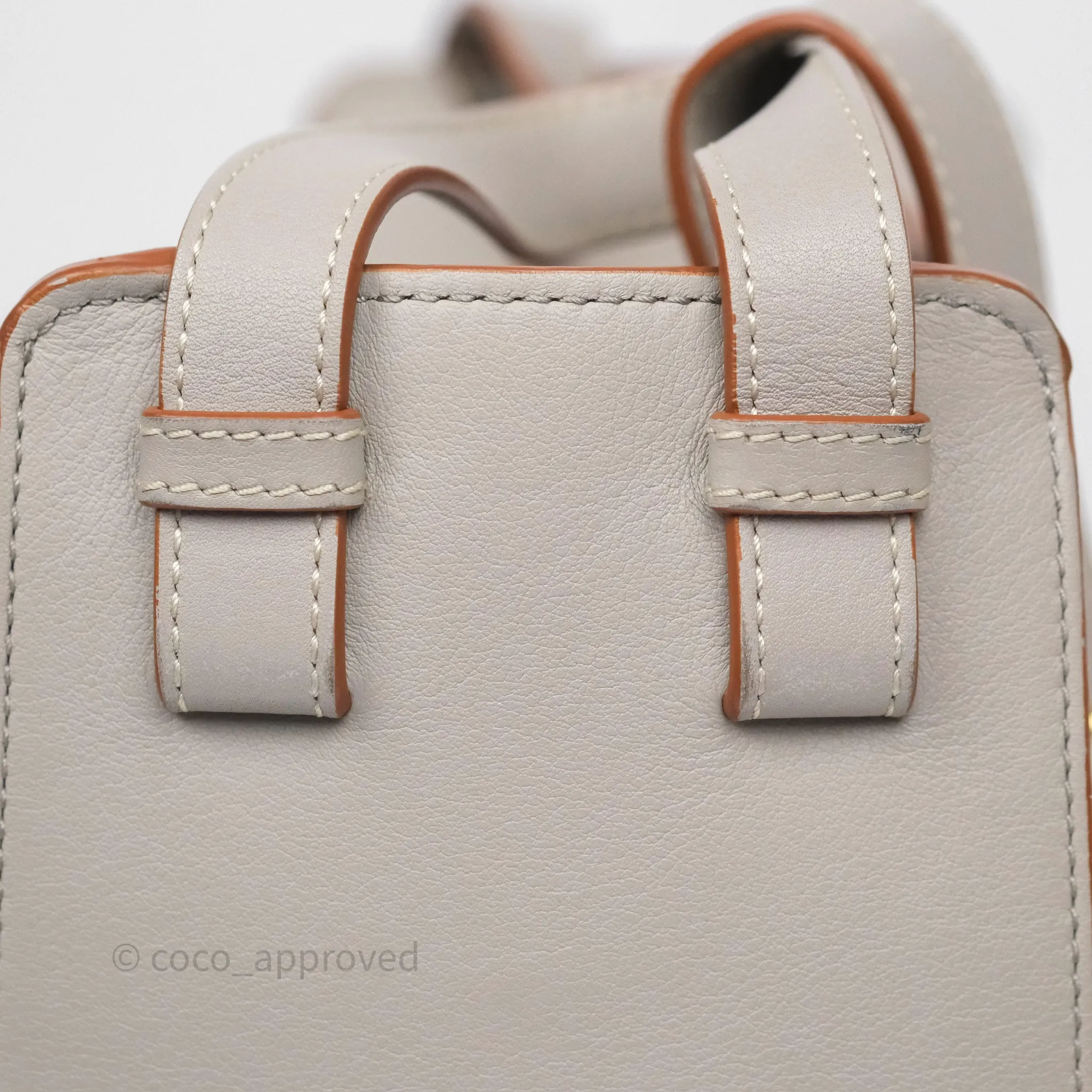 Loewe Small Hammock Shoulder Bag Calfskin Light Grey/Beige