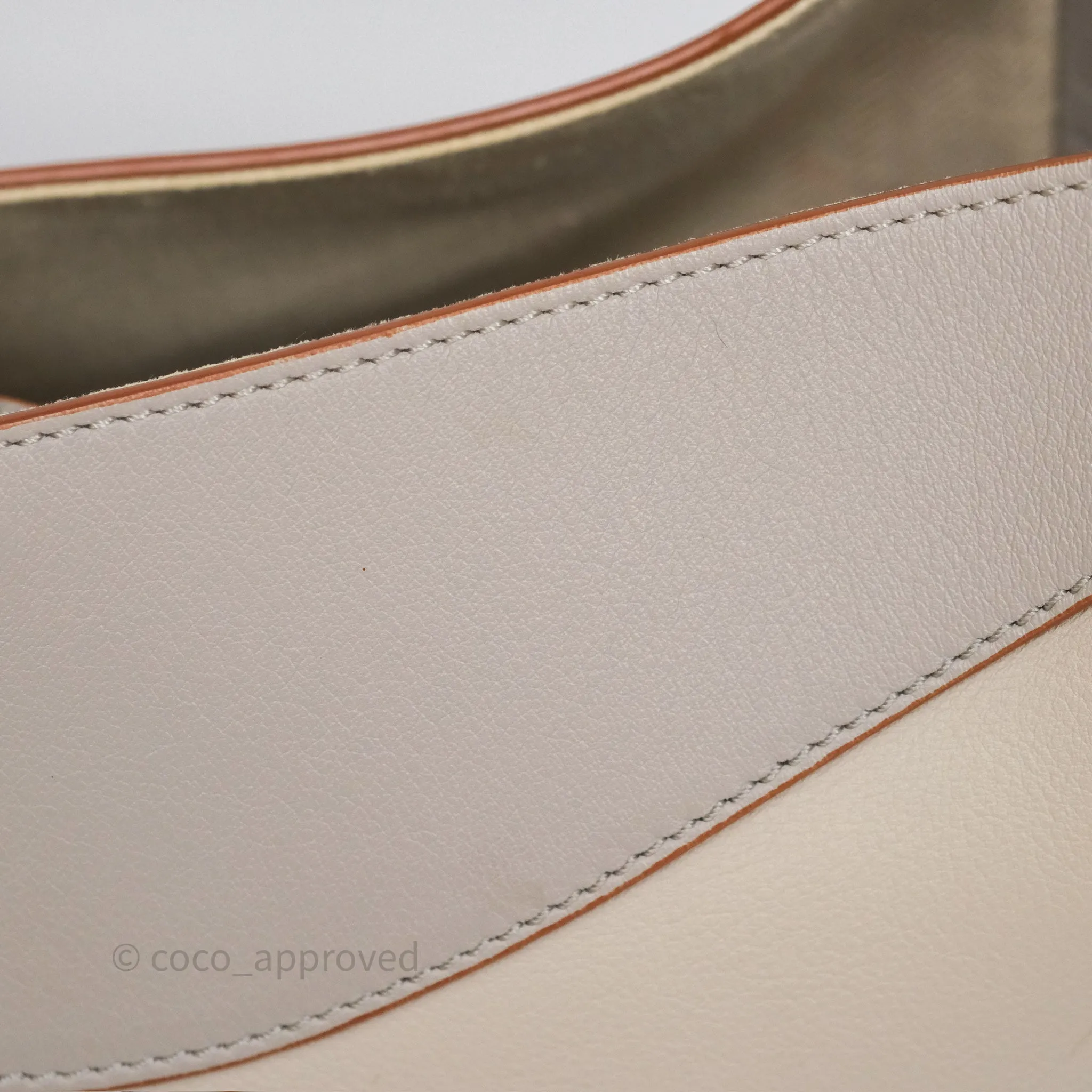 Loewe Small Hammock Shoulder Bag Calfskin Light Grey/Beige