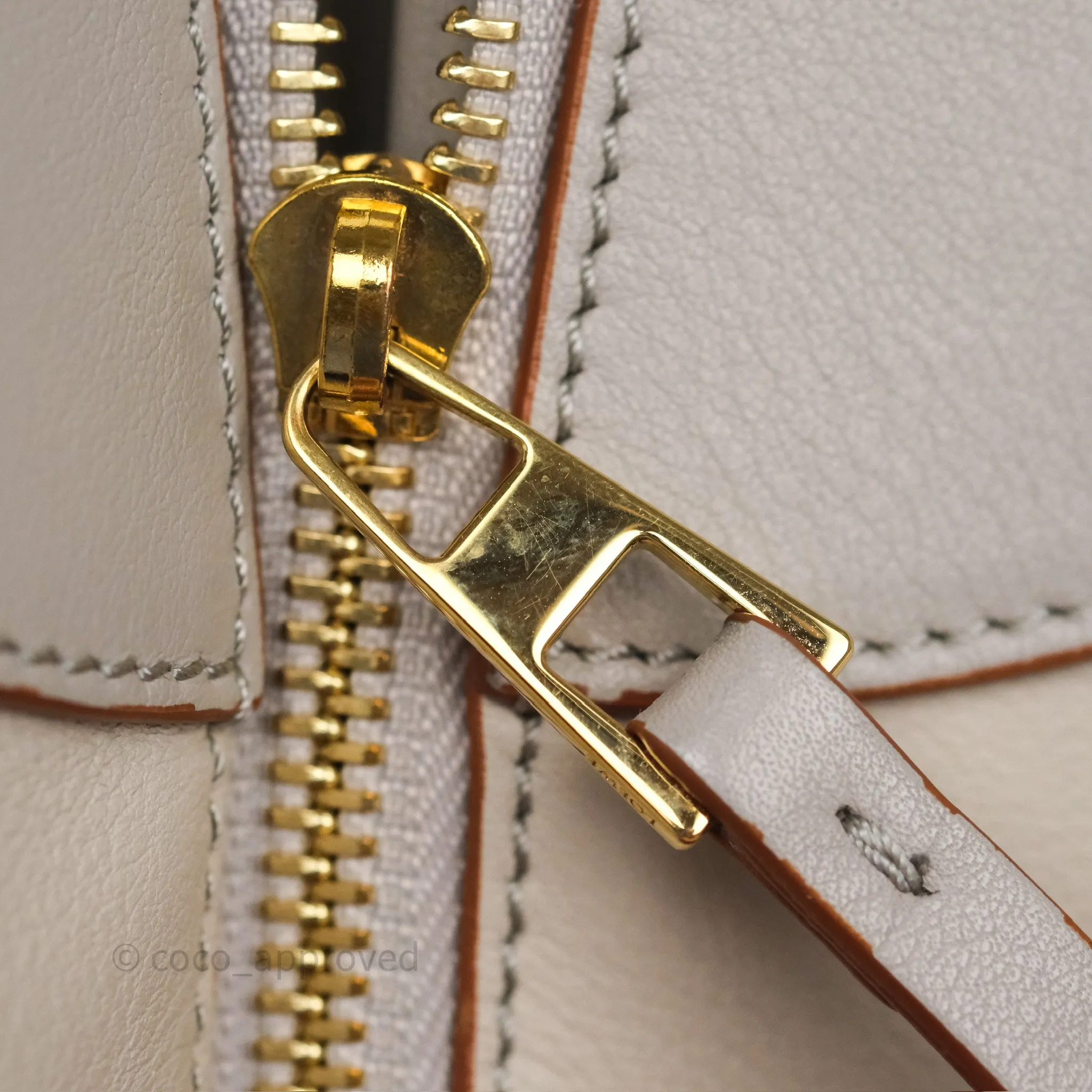 Loewe Small Hammock Shoulder Bag Calfskin Light Grey/Beige