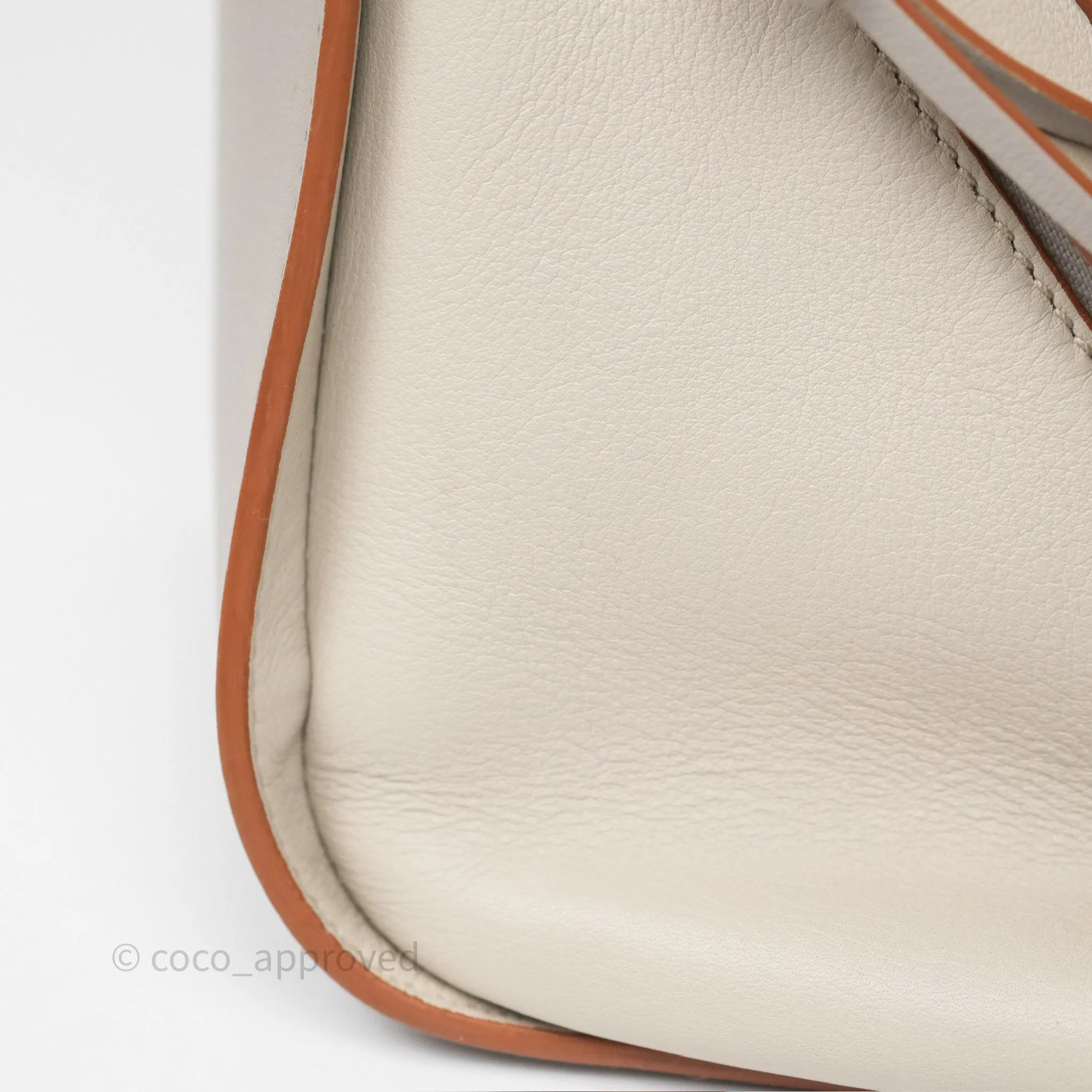 Loewe Small Hammock Shoulder Bag Calfskin Light Grey/Beige