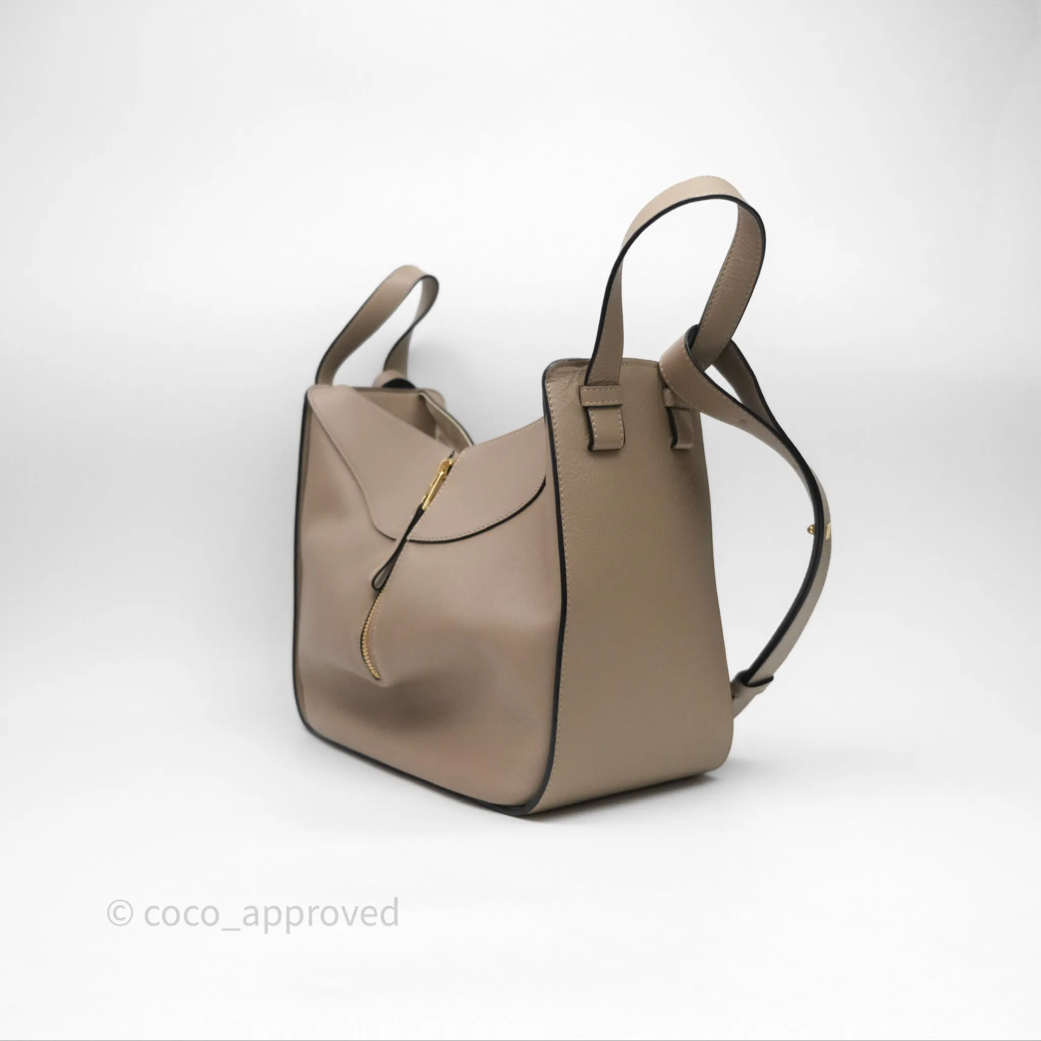 Loewe Small Hammock Shoulder Bag Calfskin Sand