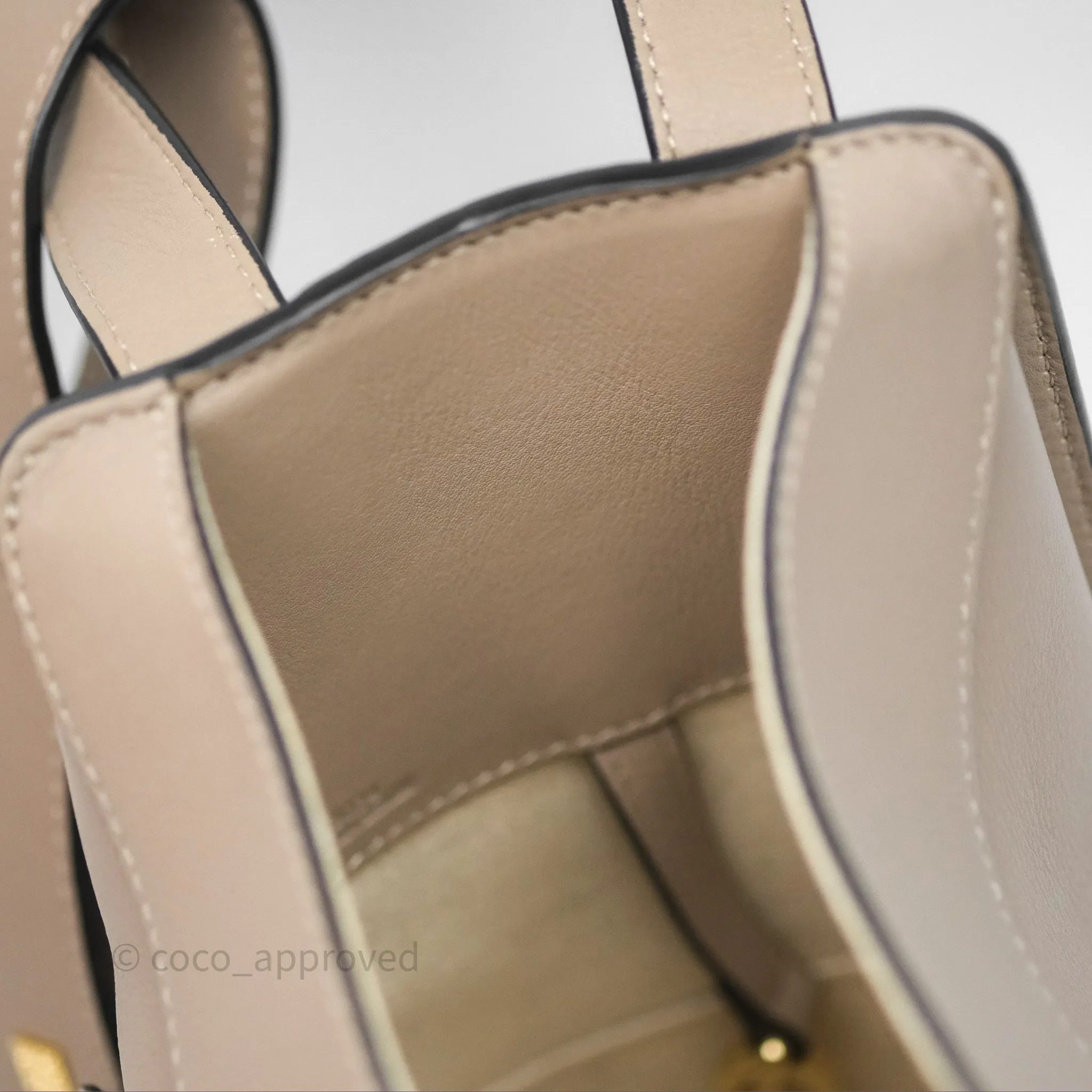 Loewe Small Hammock Shoulder Bag Calfskin Sand