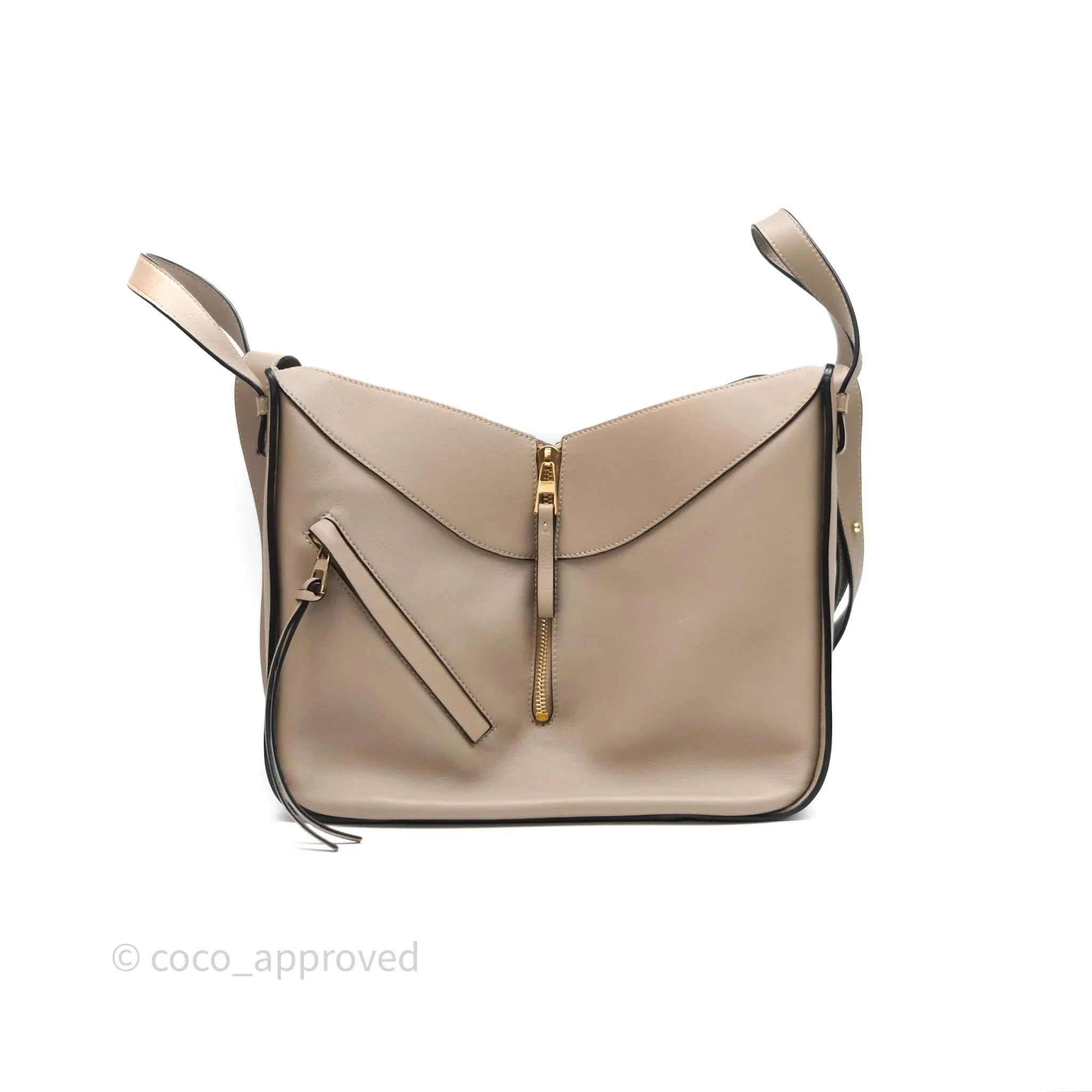 Loewe Small Hammock Shoulder Bag Calfskin Sand