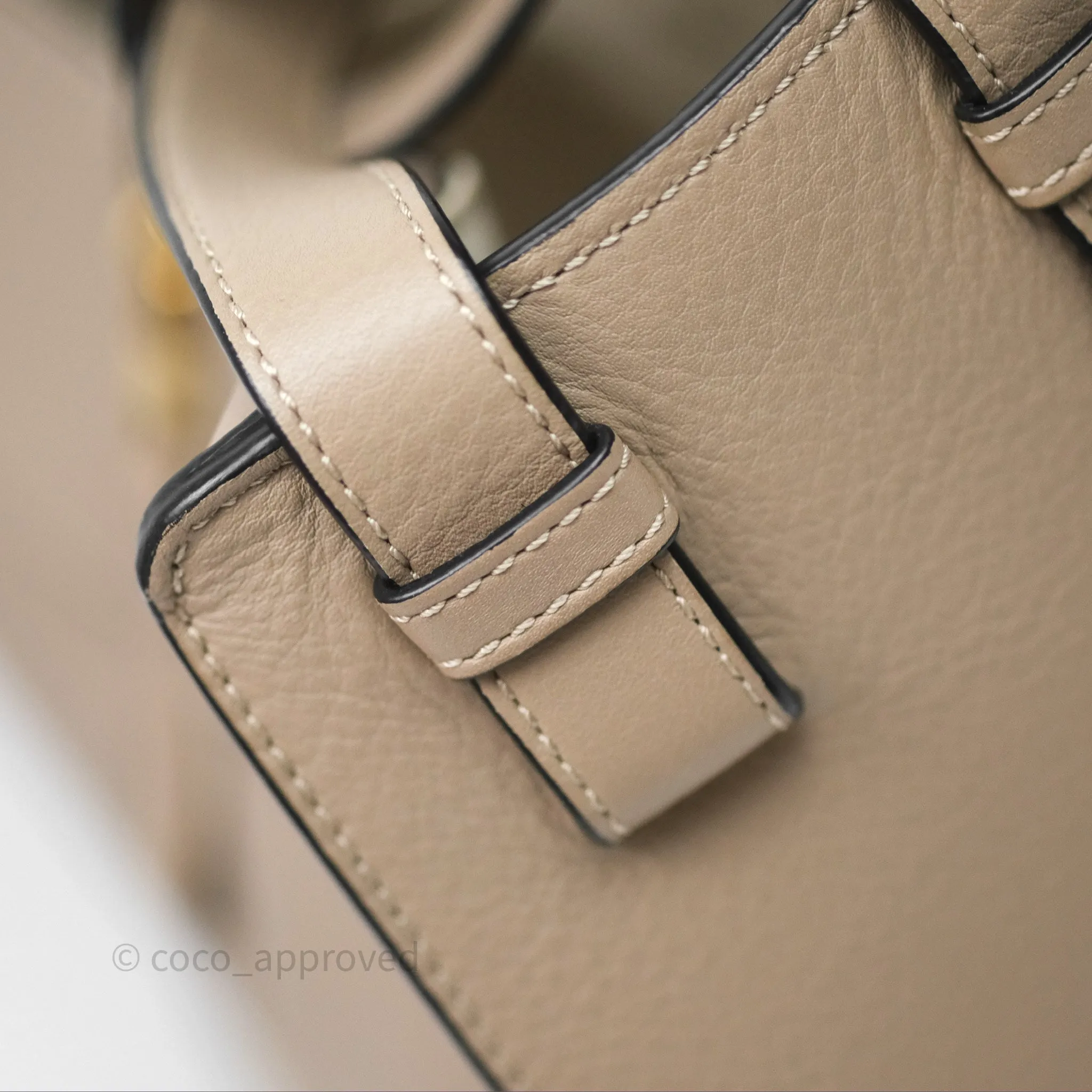 Loewe Small Hammock Shoulder Bag Calfskin Sand