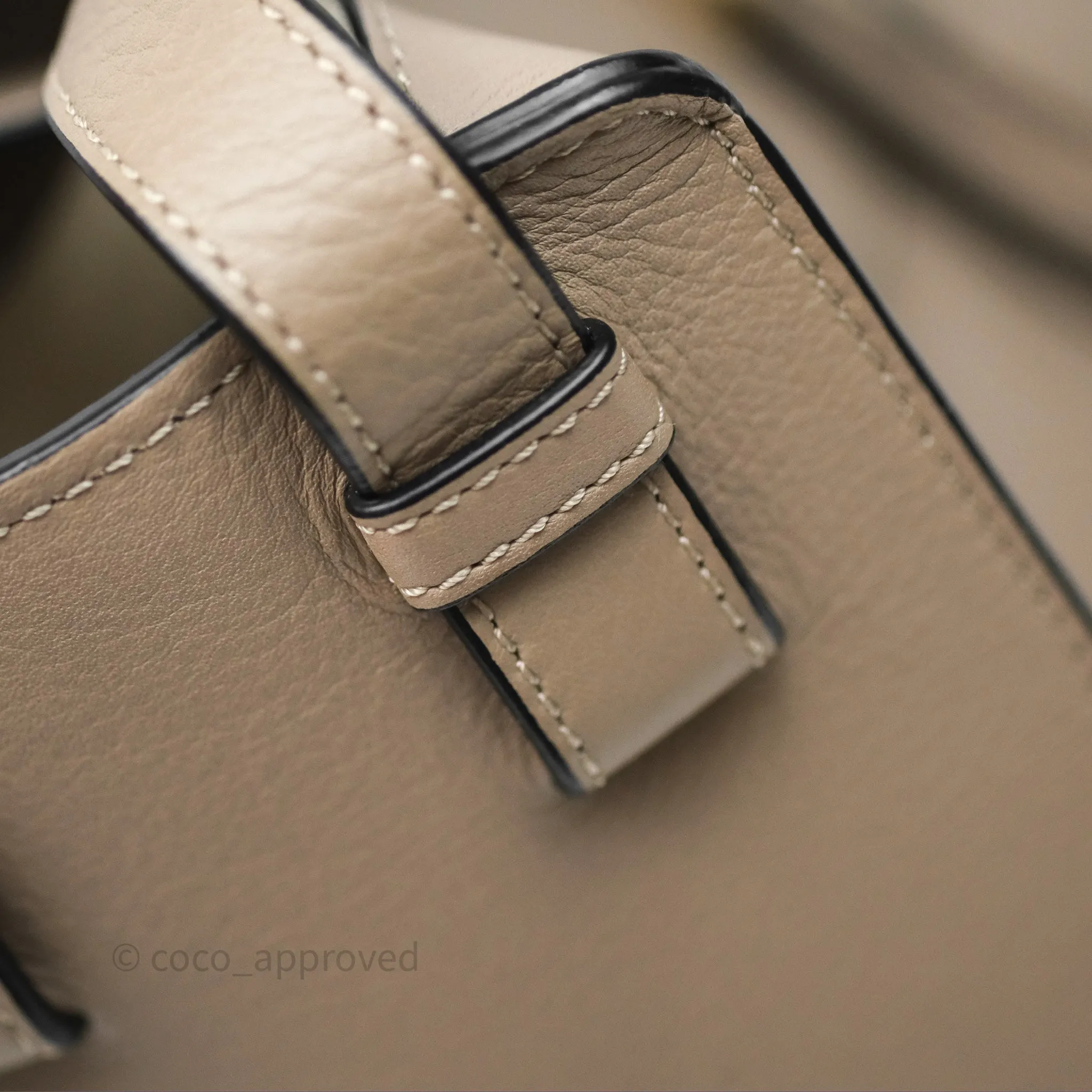 Loewe Small Hammock Shoulder Bag Calfskin Sand