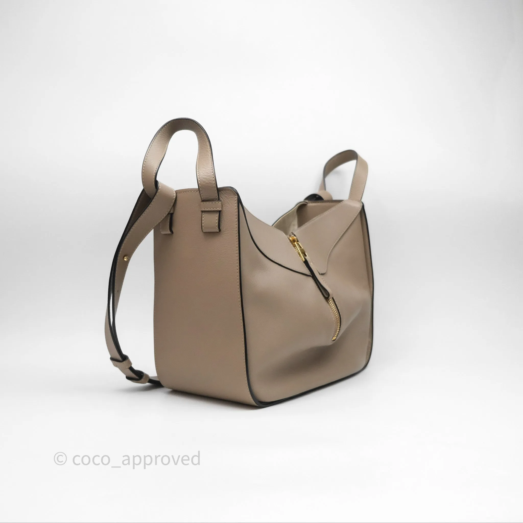 Loewe Small Hammock Shoulder Bag Calfskin Sand