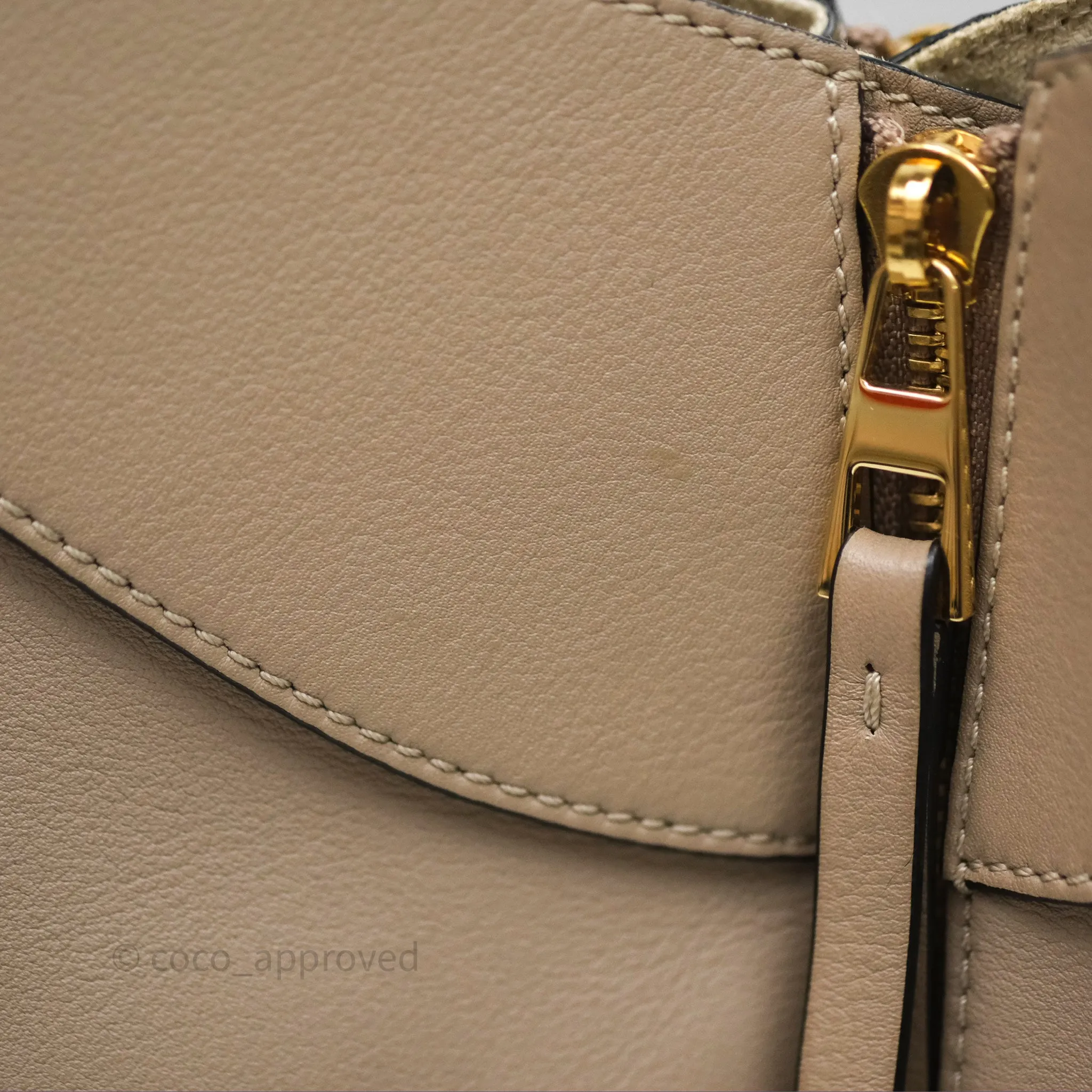 Loewe Small Hammock Shoulder Bag Calfskin Sand