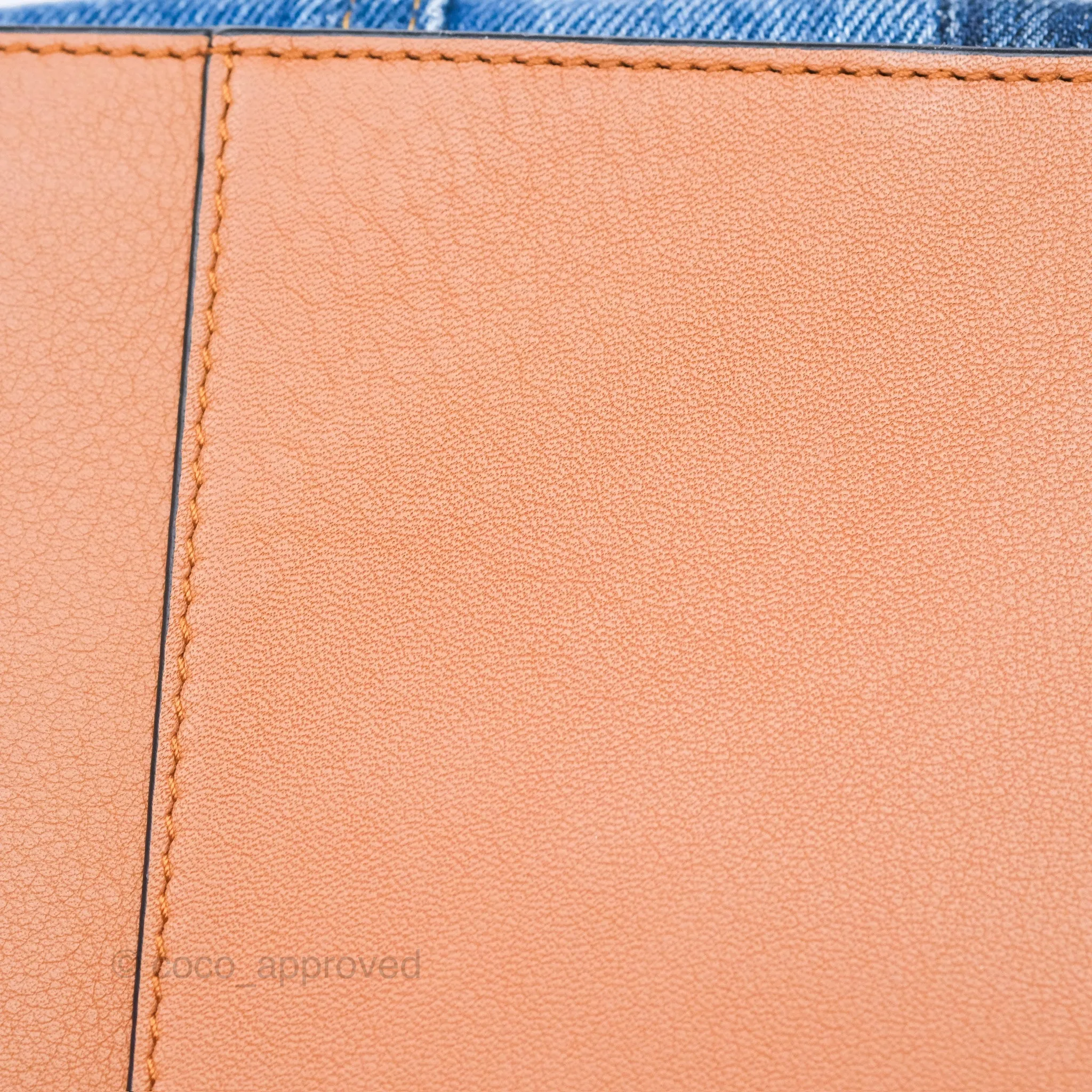 Loewe Small Hammock Shoulder Bag Denim Tan