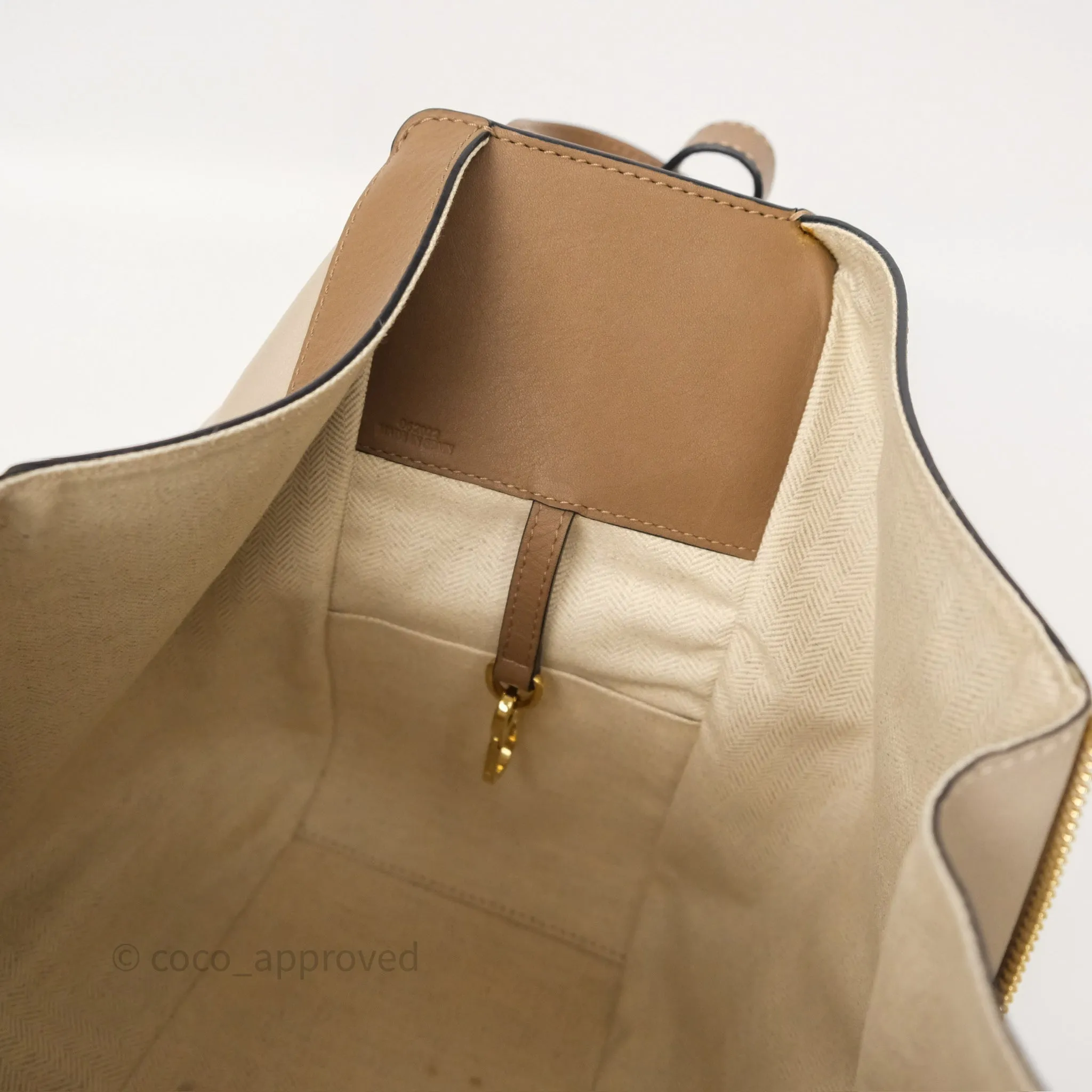 Loewe Small Hammock Shoulder Bag Tan Taupe