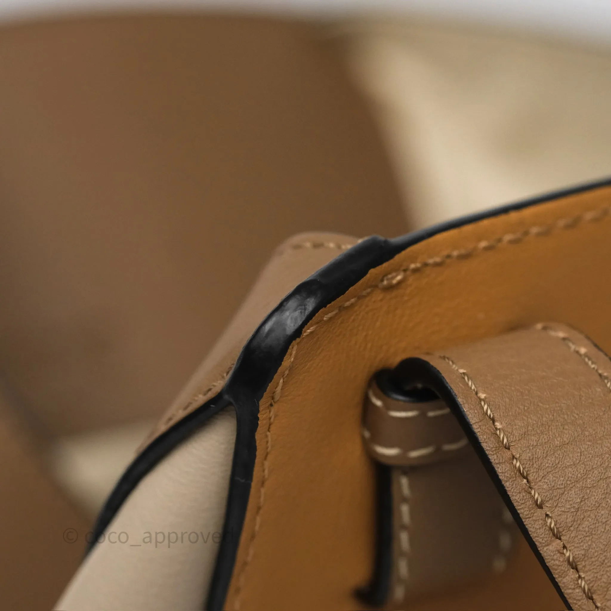 Loewe Small Hammock Shoulder Bag Tan Taupe
