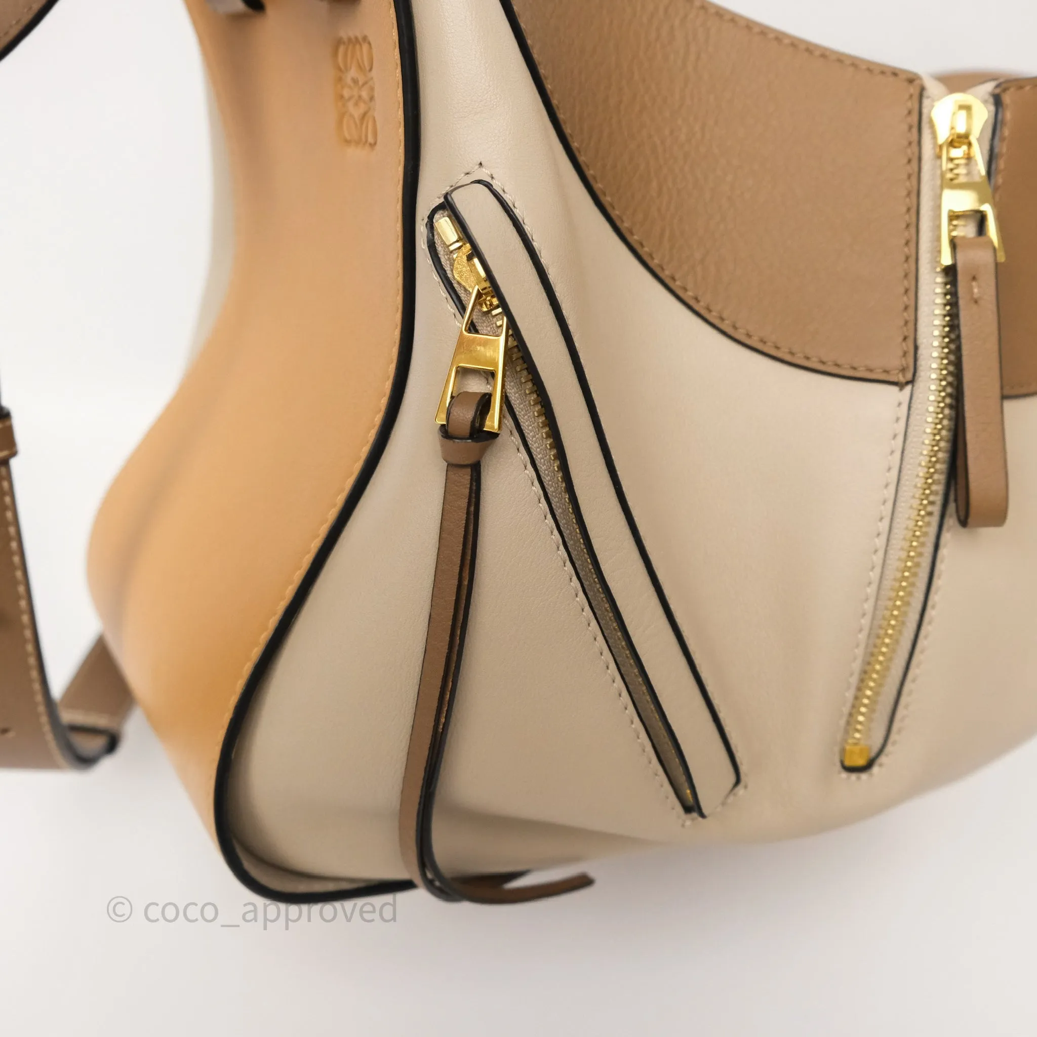 Loewe Small Hammock Shoulder Bag Tan Taupe