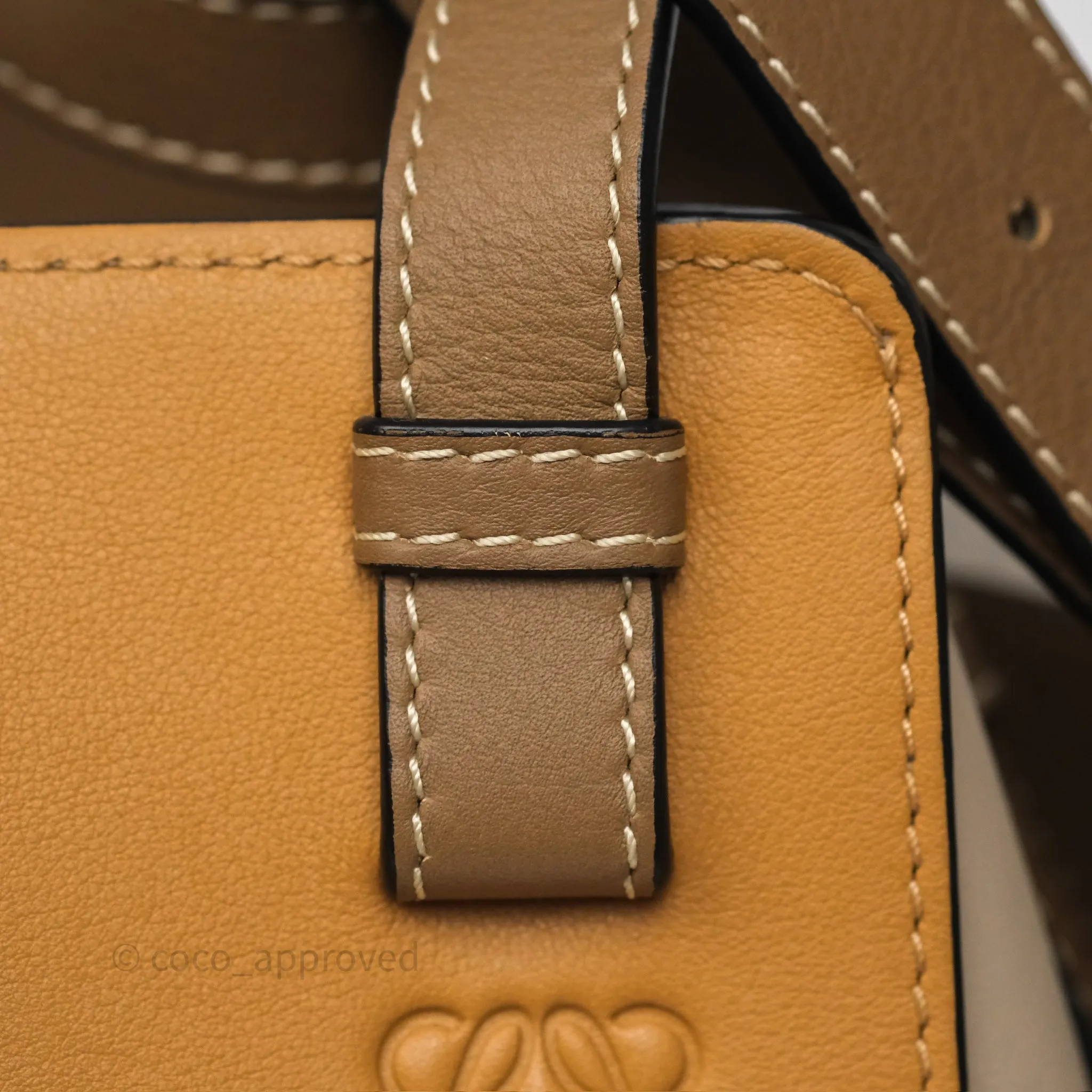 Loewe Small Hammock Shoulder Bag Tan Taupe
