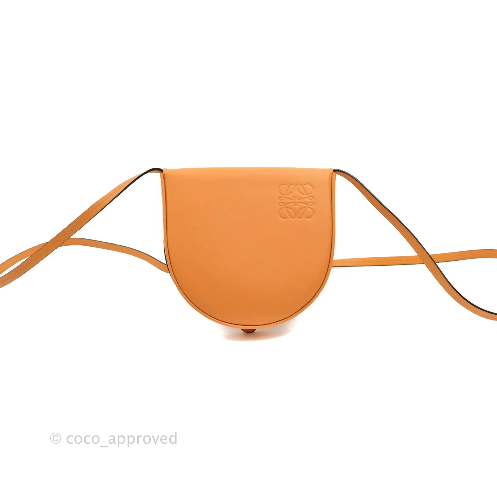 Loewe Small Heel Bag Soft Calfskin Apricot