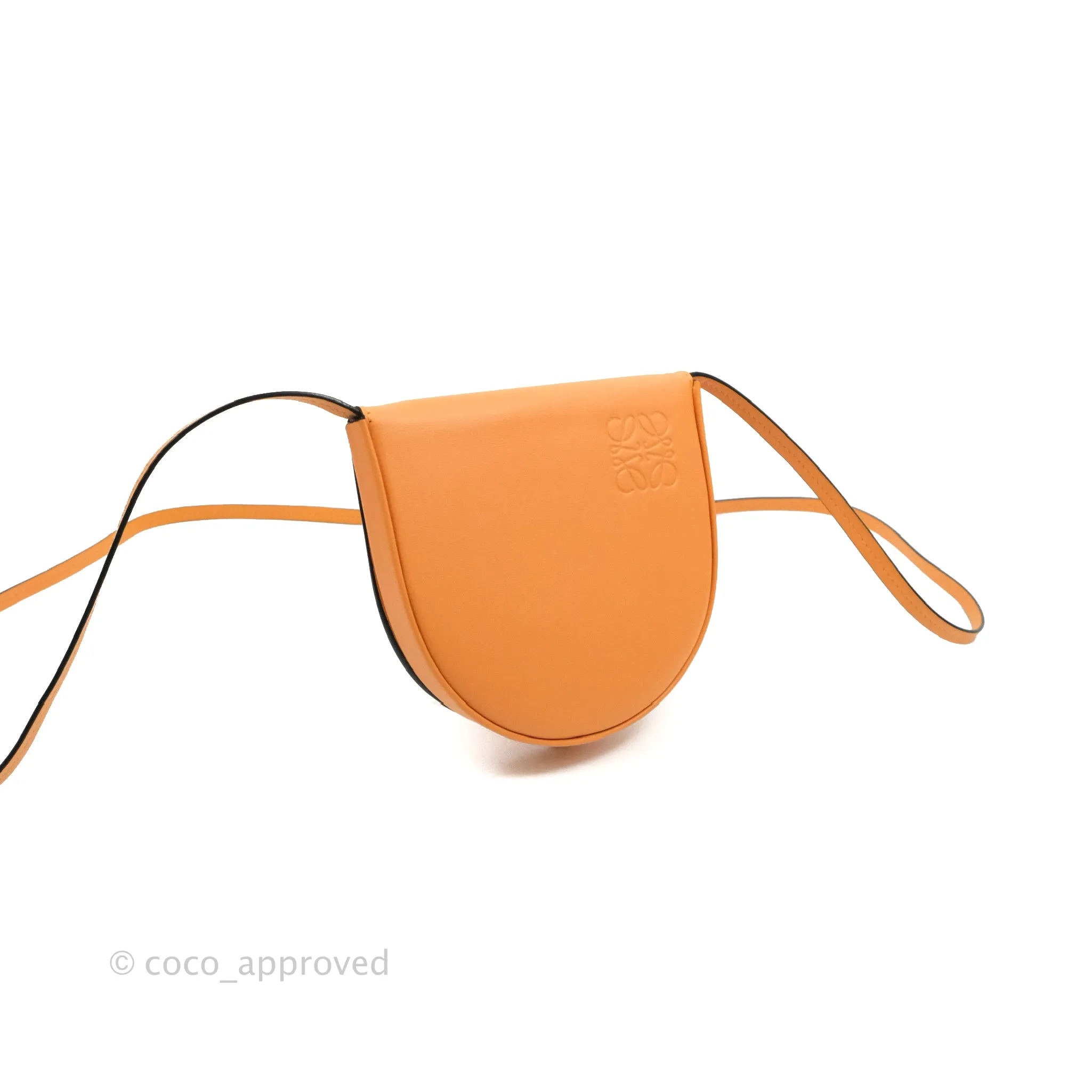 Loewe Small Heel Bag Soft Calfskin Apricot