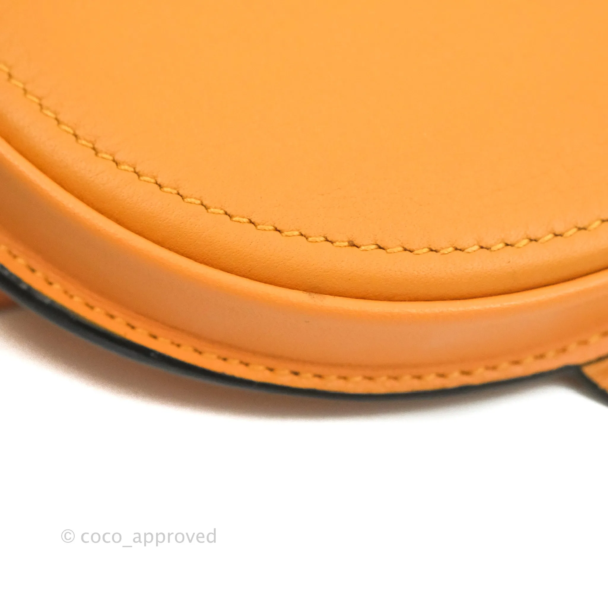 Loewe Small Heel Bag Soft Calfskin Apricot