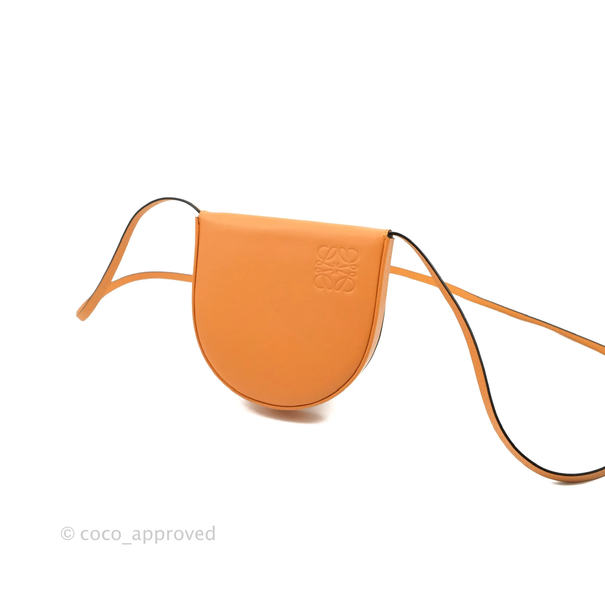 Loewe Small Heel Bag Soft Calfskin Apricot