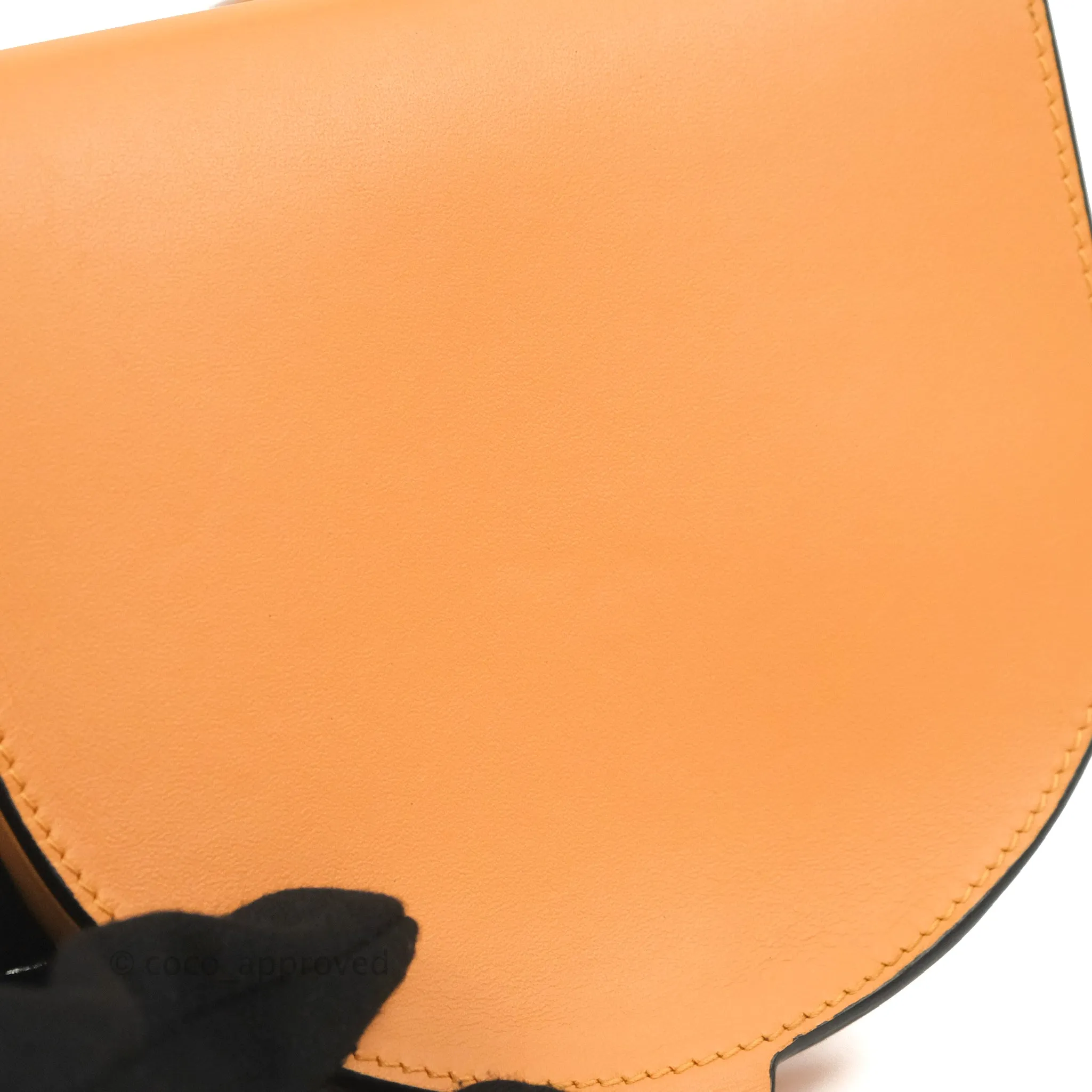 Loewe Small Heel Bag Soft Calfskin Apricot