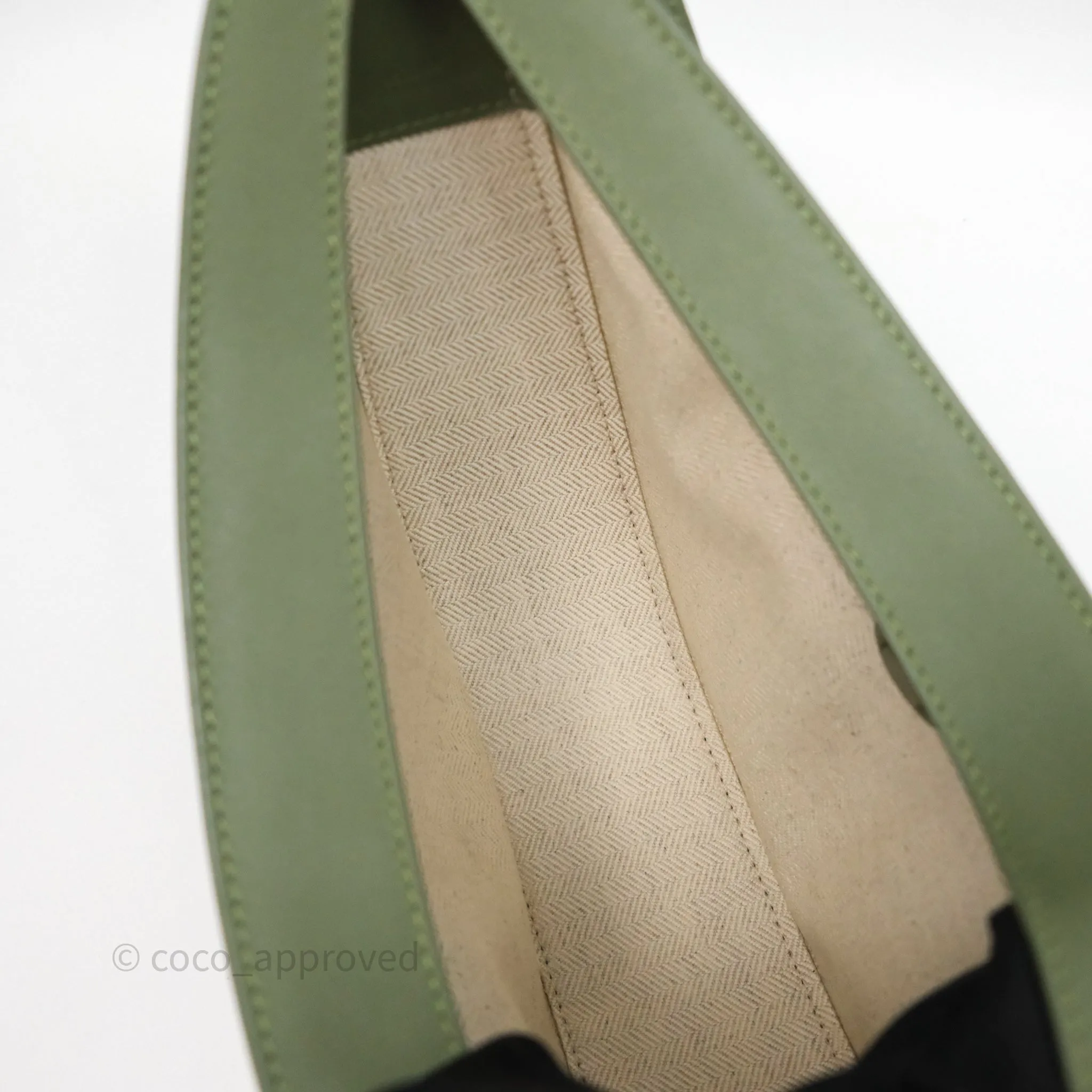 Loewe Small Luna Anagram Shoulder Bag Green Calfskin Jacquard