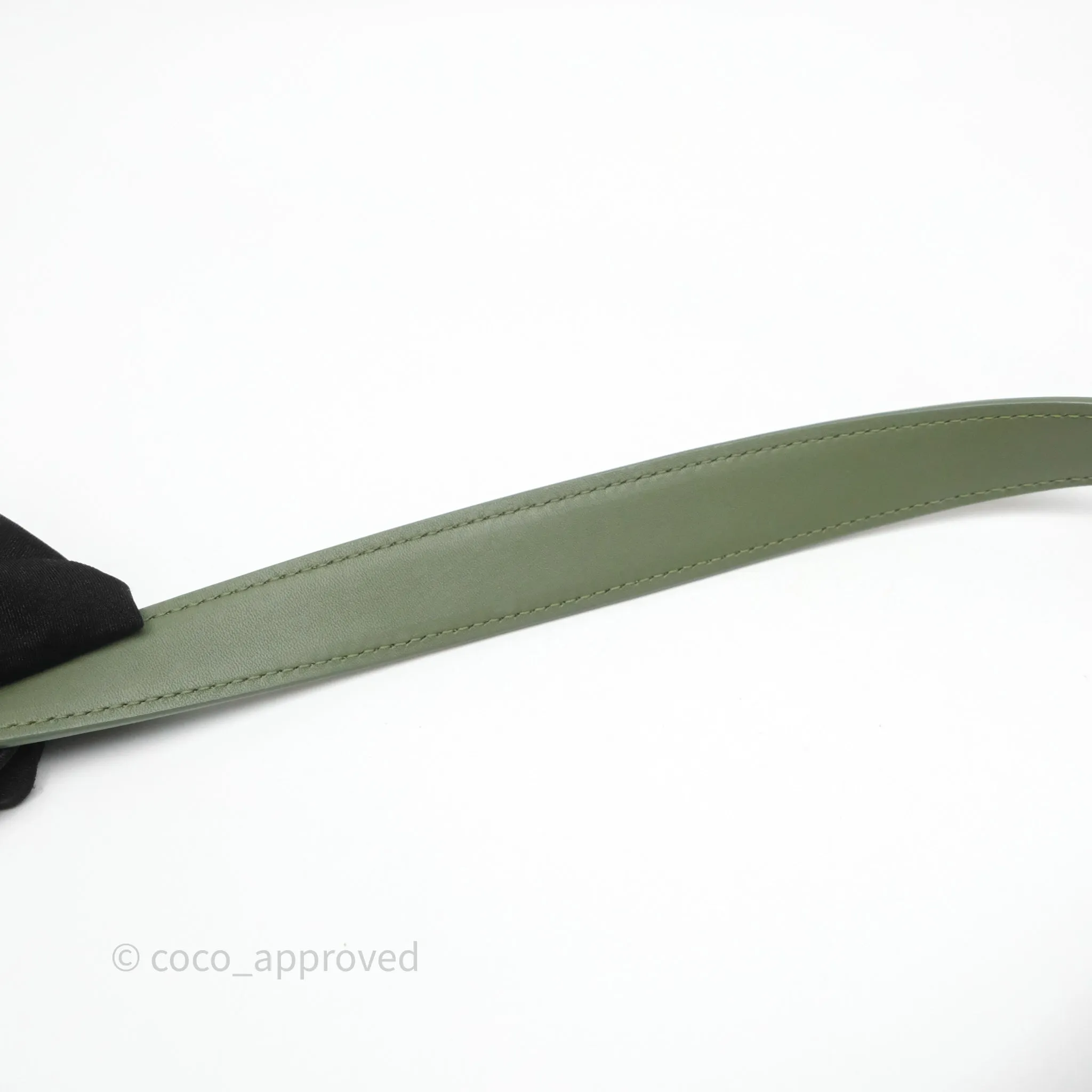 Loewe Small Luna Anagram Shoulder Bag Green Calfskin Jacquard