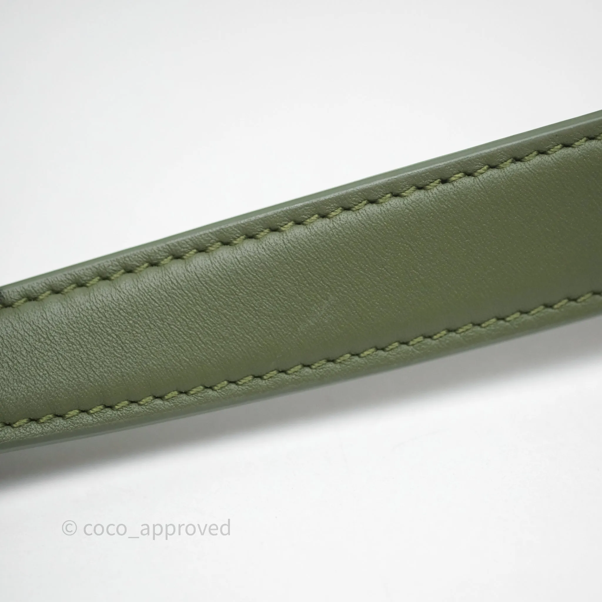 Loewe Small Luna Anagram Shoulder Bag Green Calfskin Jacquard