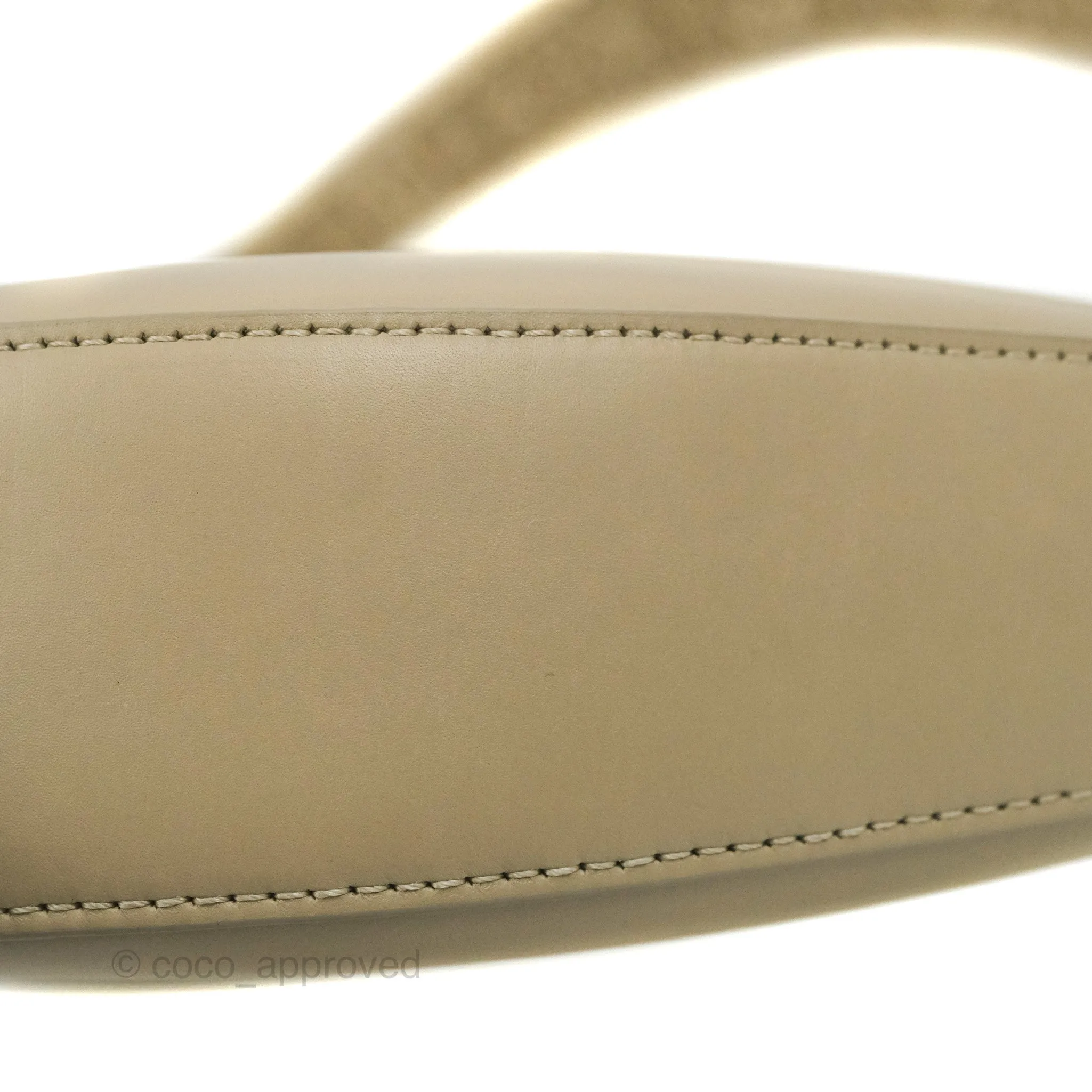 Loewe Small Luna Shoulder Bag Light Oat Calfskin