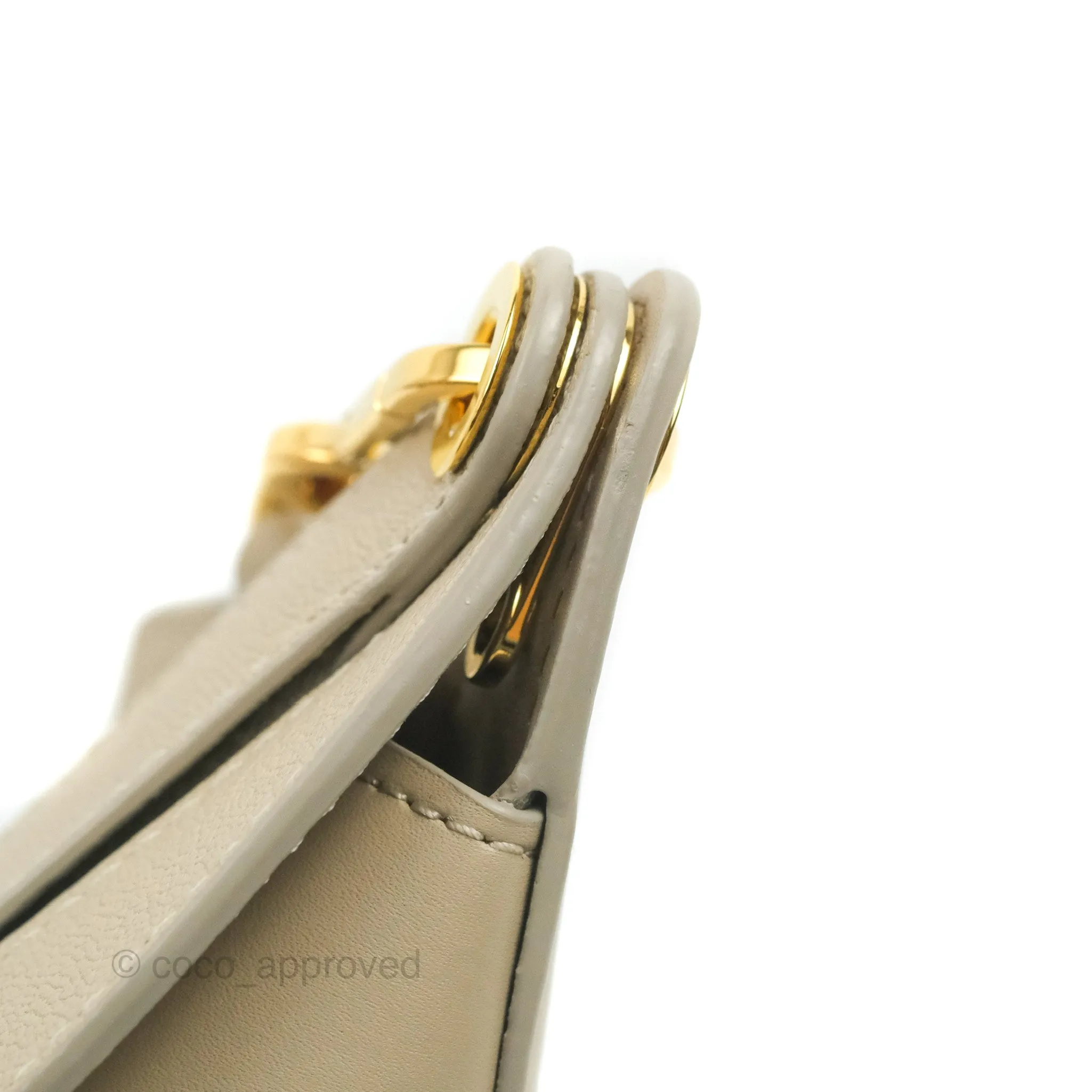 Loewe Small Luna Shoulder Bag Light Oat Calfskin