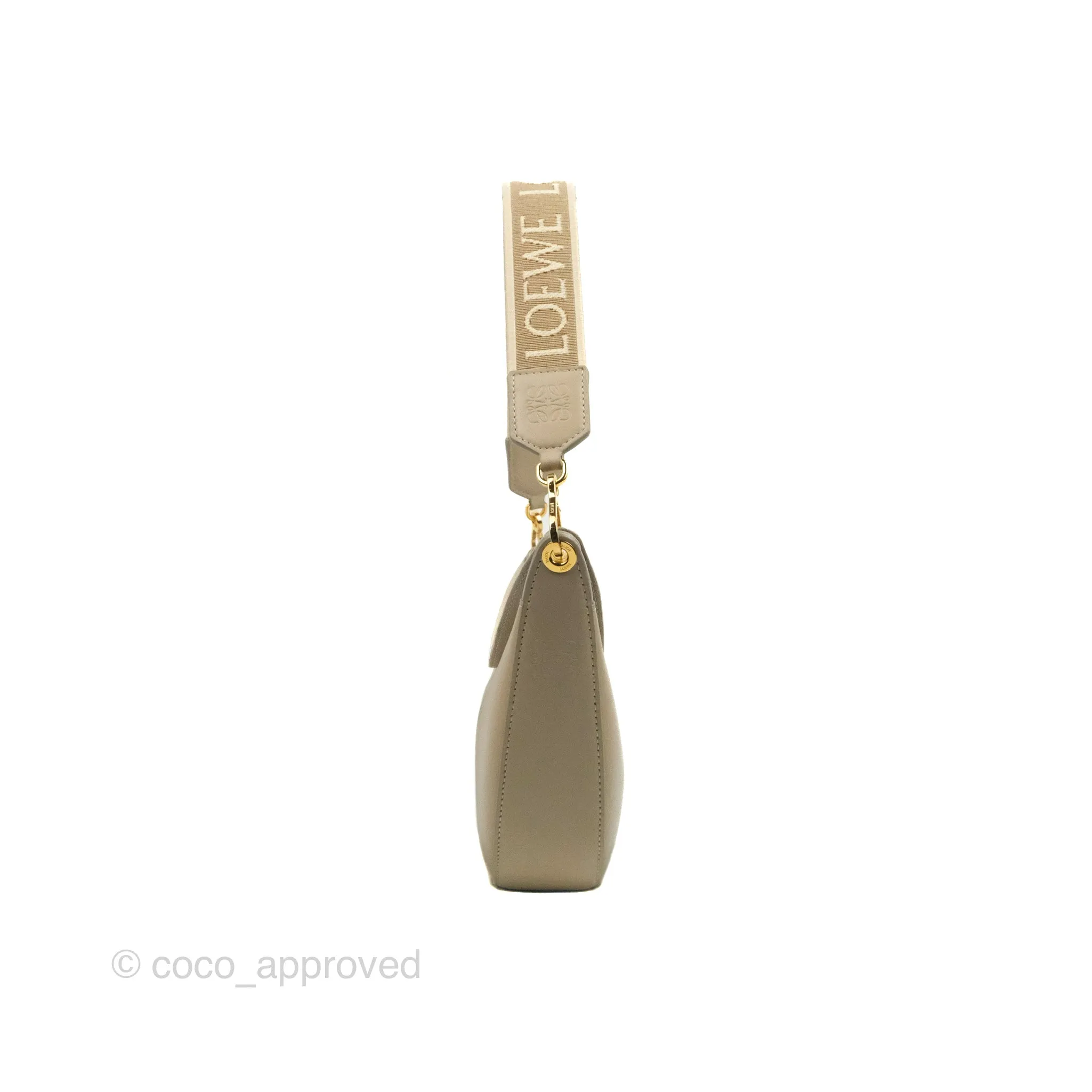 Loewe Small Luna Shoulder Bag Light Oat Calfskin