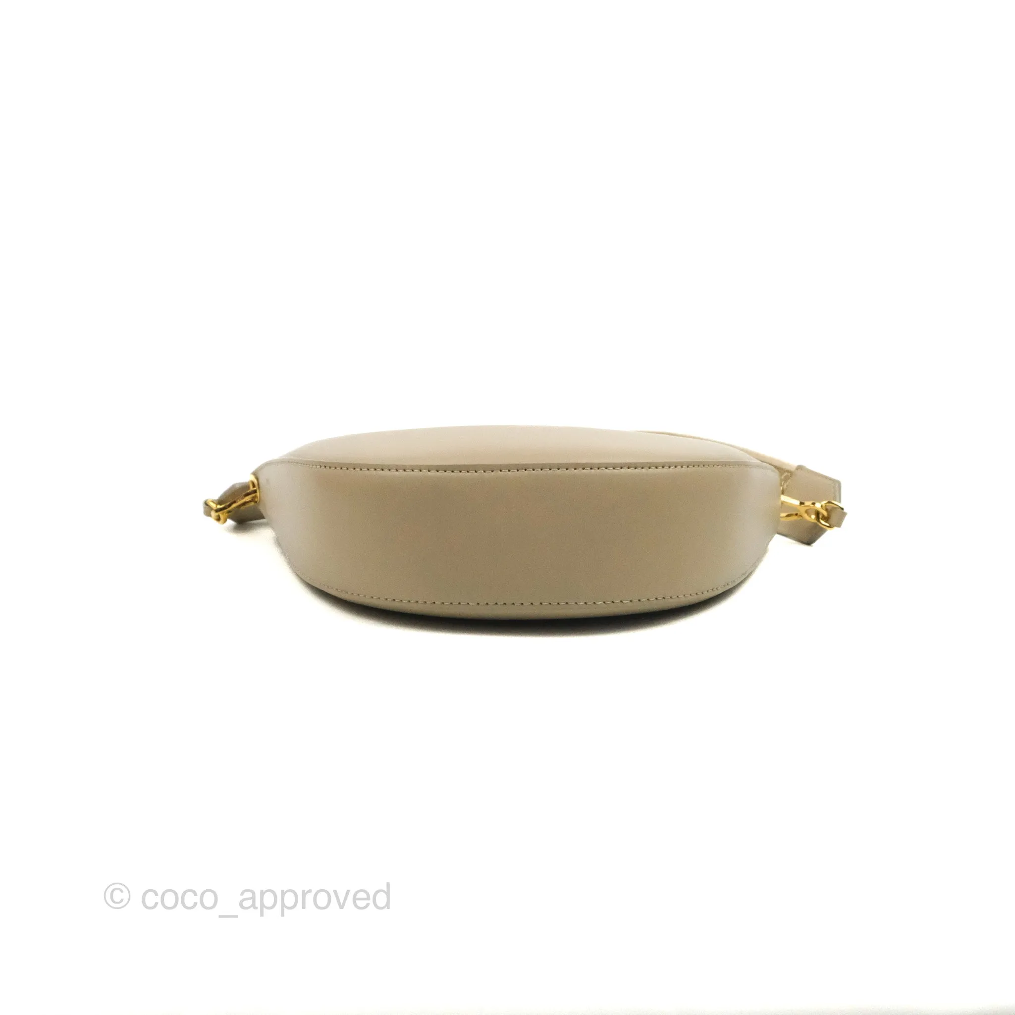 Loewe Small Luna Shoulder Bag Light Oat Calfskin