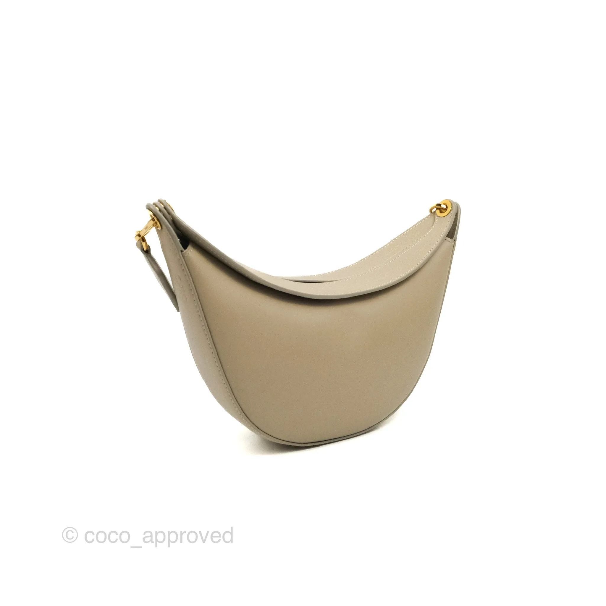 Loewe Small Luna Shoulder Bag Light Oat Calfskin