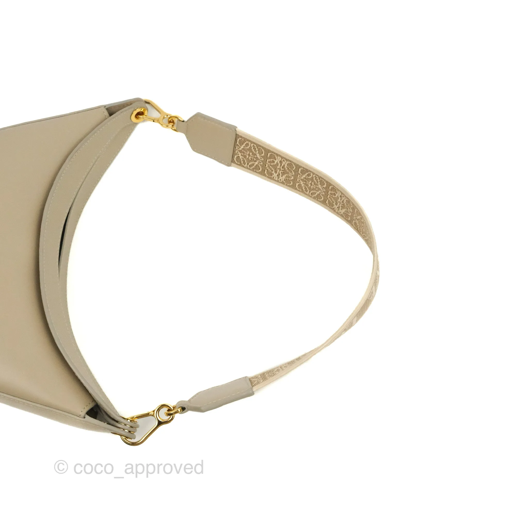 Loewe Small Luna Shoulder Bag Light Oat Calfskin