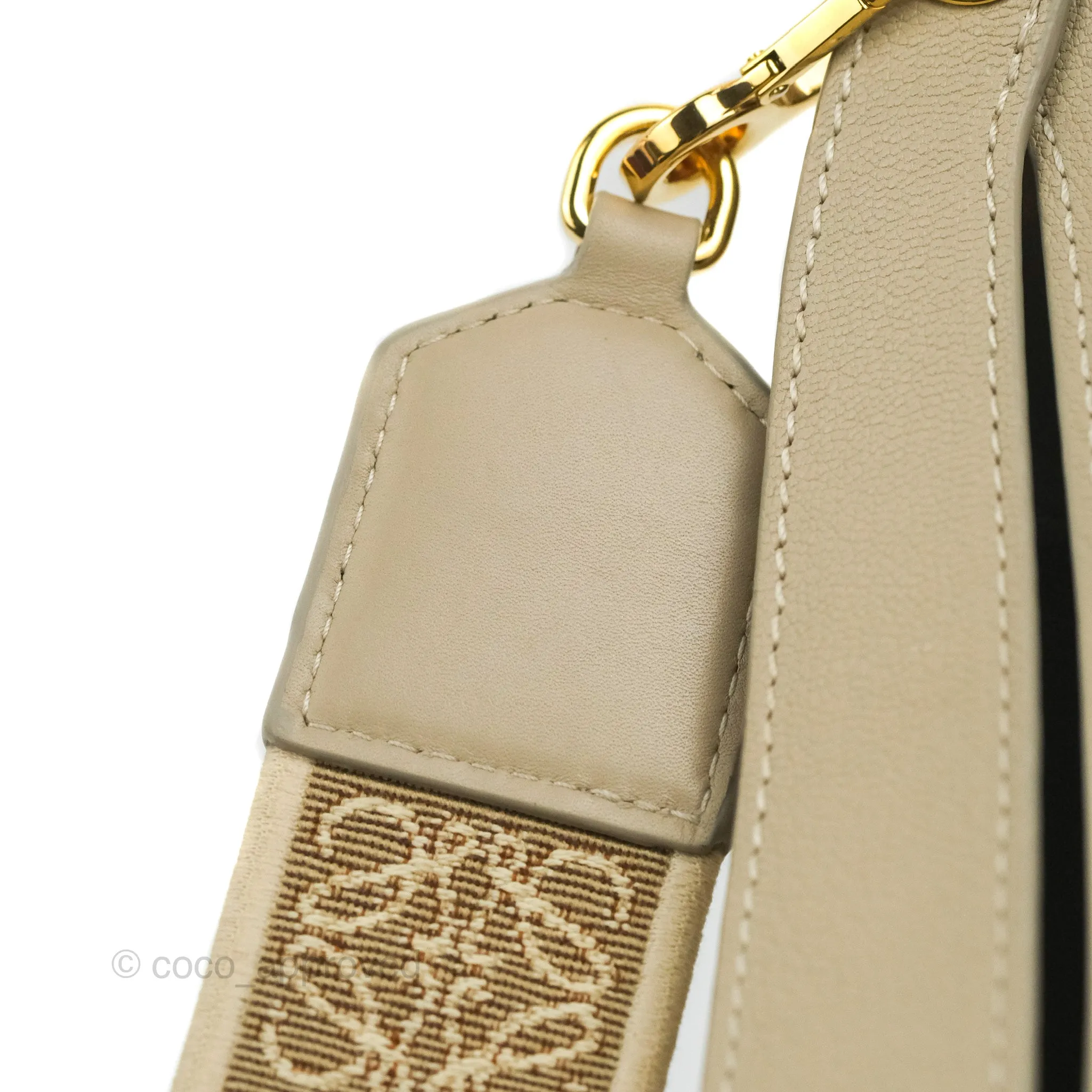 Loewe Small Luna Shoulder Bag Light Oat Calfskin