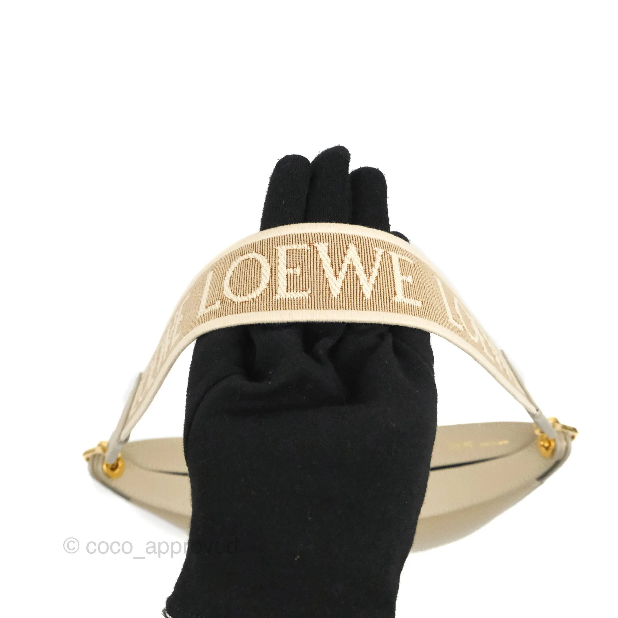 Loewe Small Luna Shoulder Bag Light Oat Calfskin