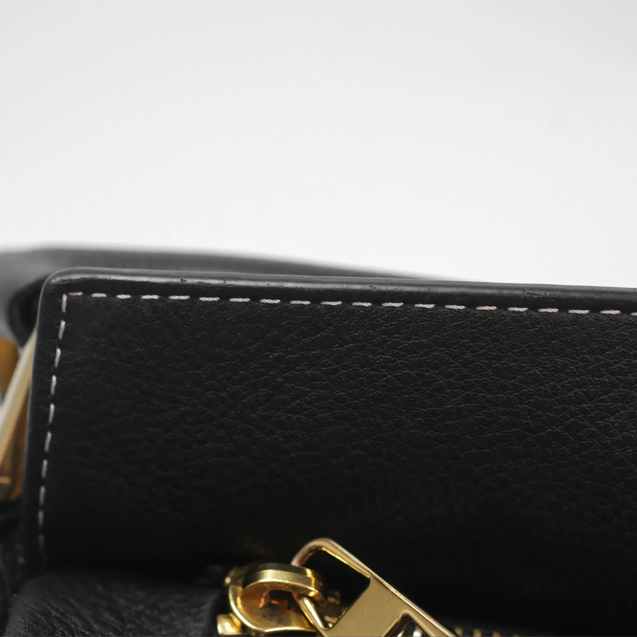Loewe Small Puzzle Bag Amber/ Light Oat Calfskin Gold Hardware