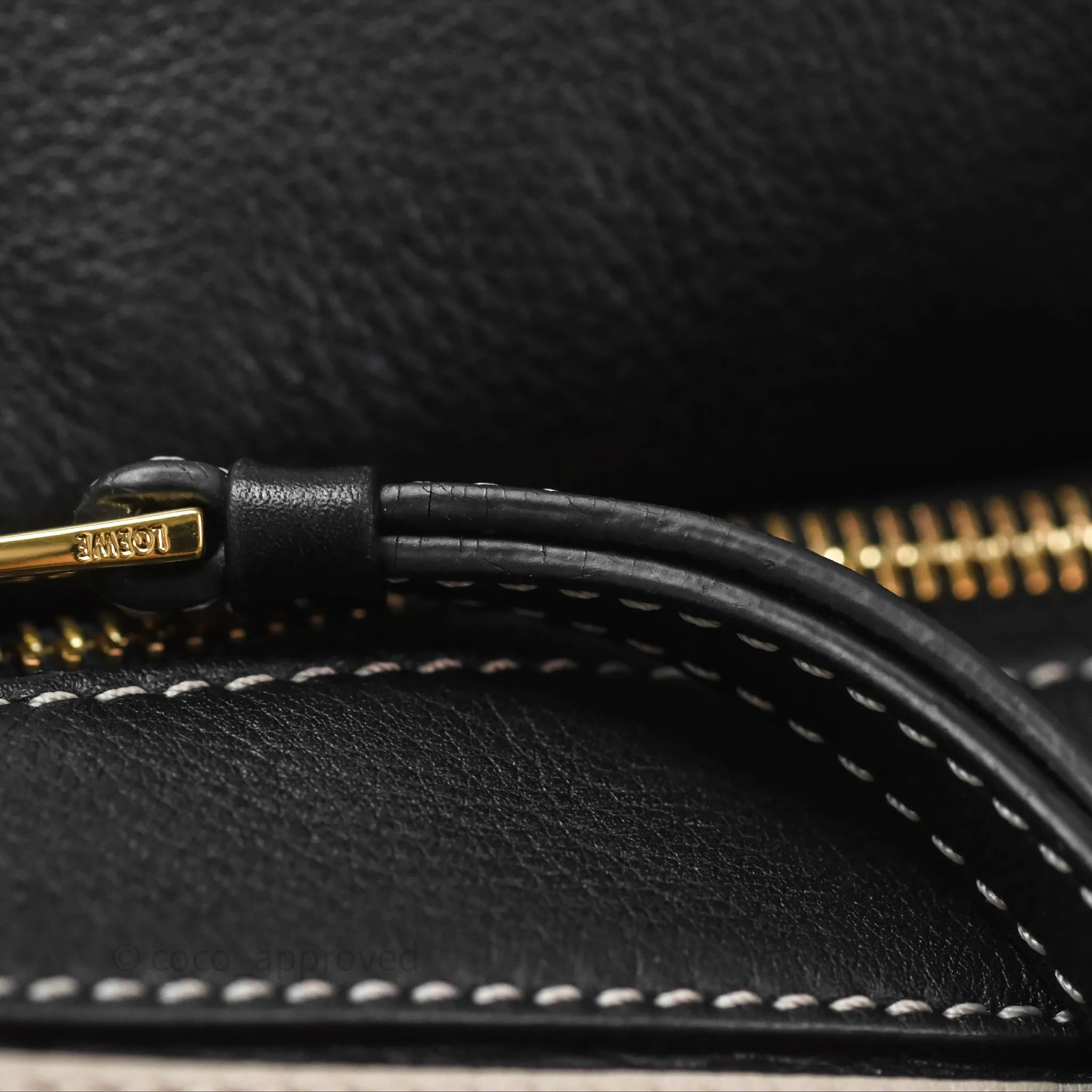 Loewe Small Puzzle Bag Amber/ Light Oat Calfskin Gold Hardware