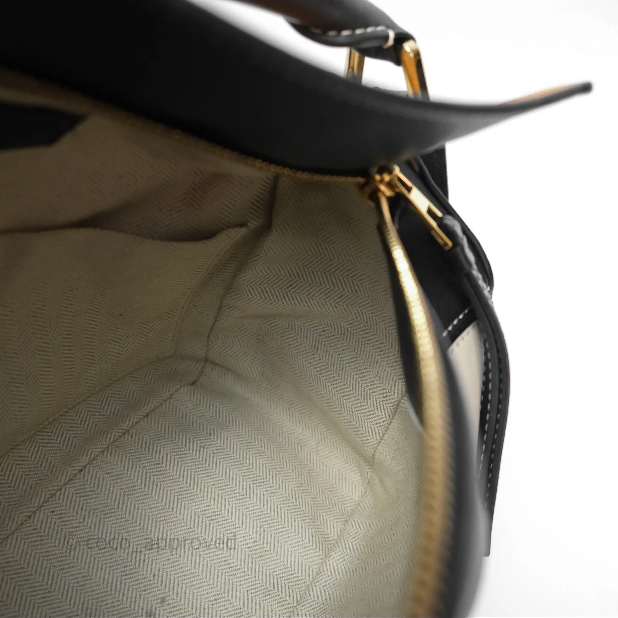Loewe Small Puzzle Bag Amber/ Light Oat Calfskin Gold Hardware