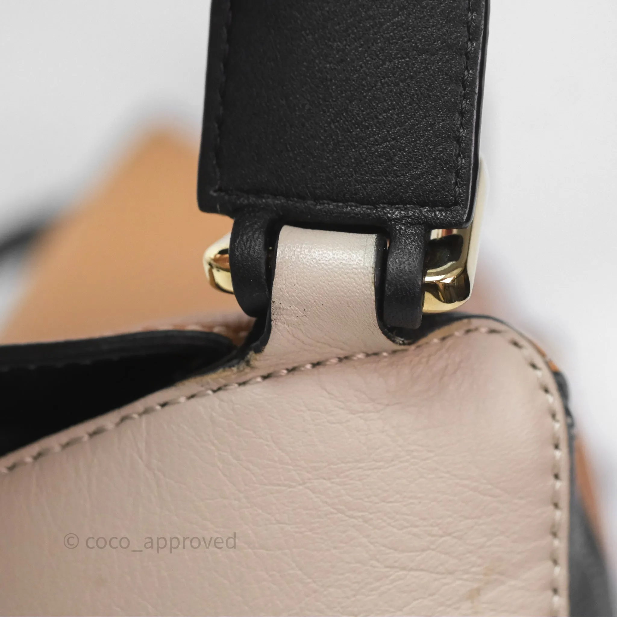 Loewe Small Puzzle Bag Amber/ Light Oat Calfskin Gold Hardware