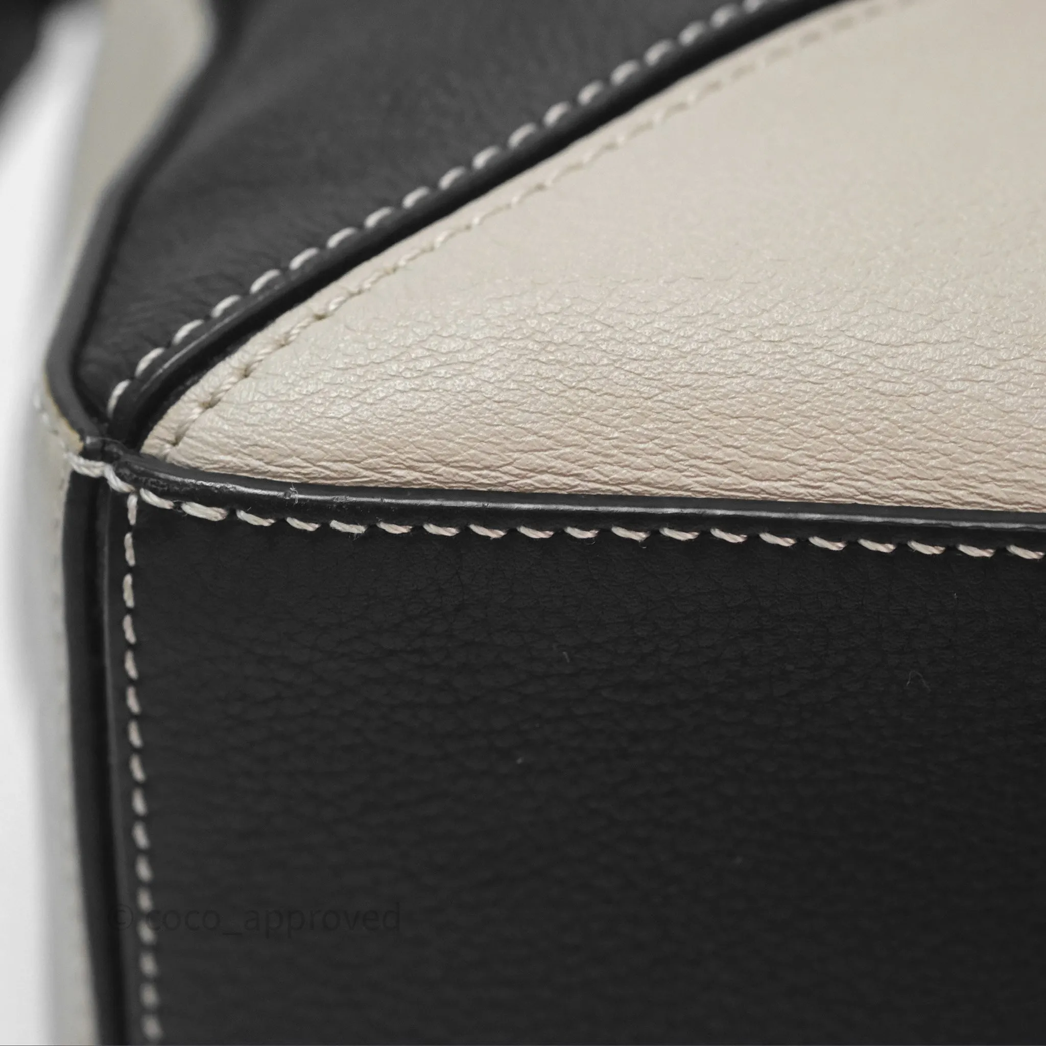 Loewe Small Puzzle Bag Amber/ Light Oat Calfskin Gold Hardware