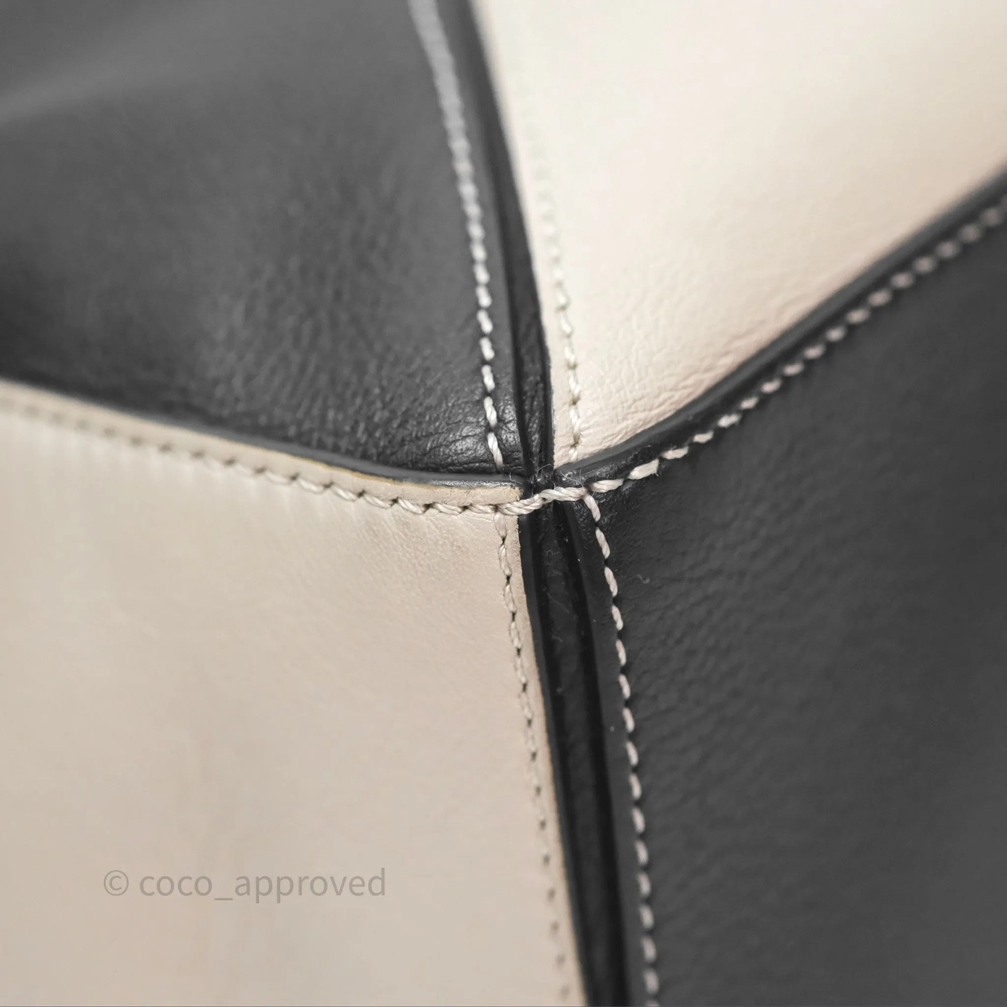 Loewe Small Puzzle Bag Amber/ Light Oat Calfskin Gold Hardware